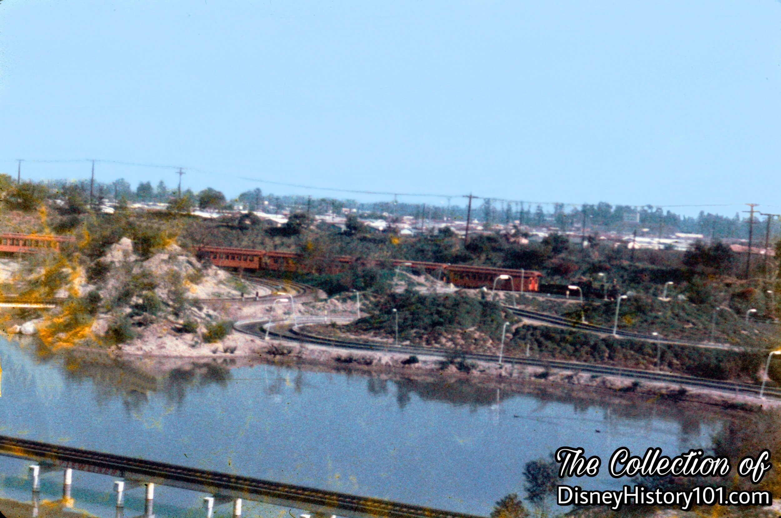 Viewliner Bridge (in Foreground) & Fantasyland River.