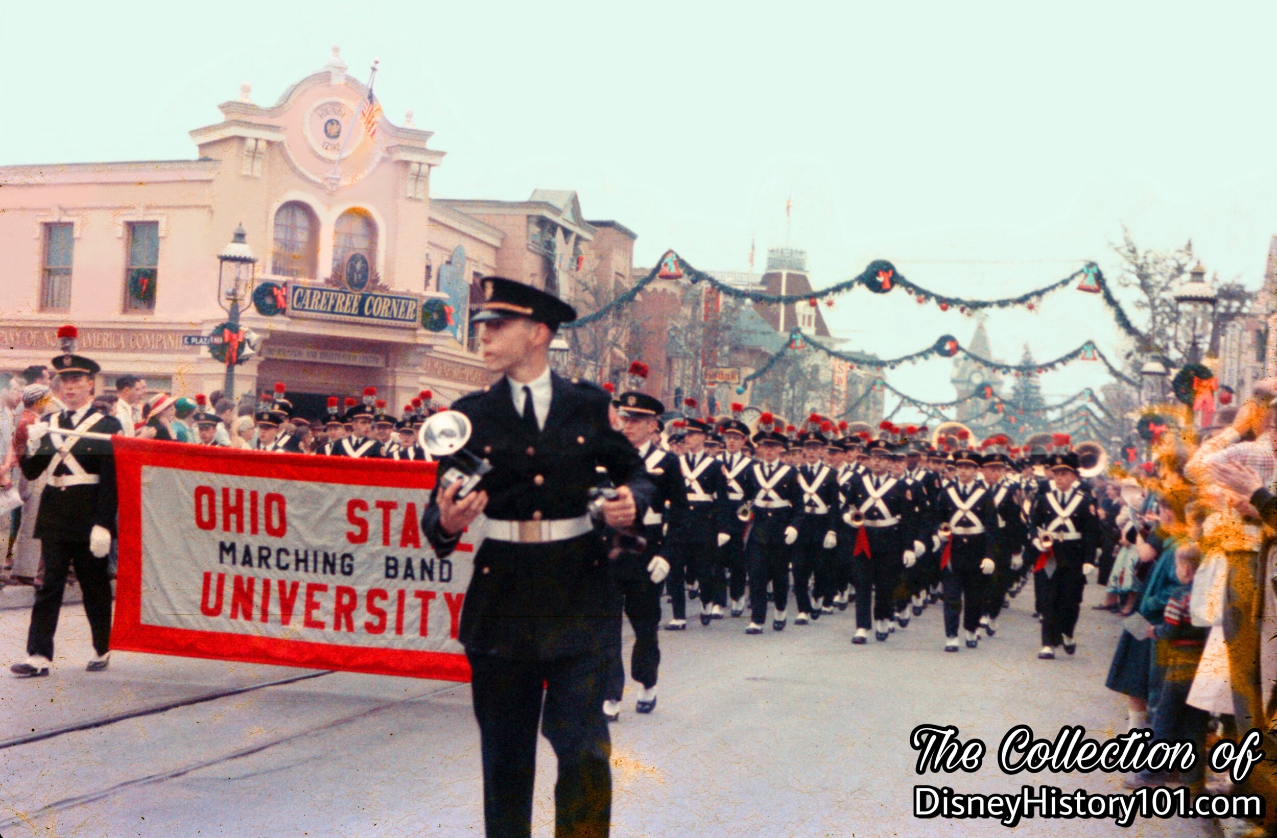 Ohio State Marching Band at Disneyland Holiday Festival, (December, 1957)