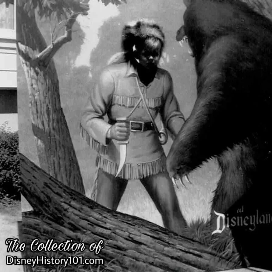 “Davy Crockett and Bar” Photo Spot (East Plaza), (1950s)