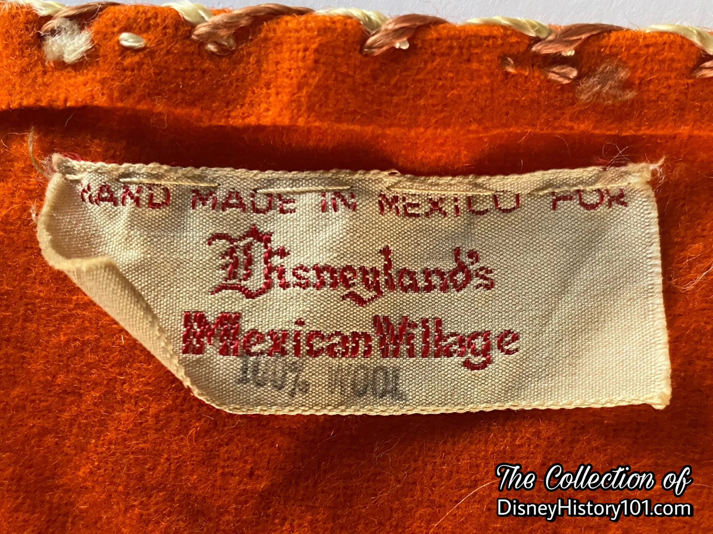 Mexican Village Wool Vest Woven Labels