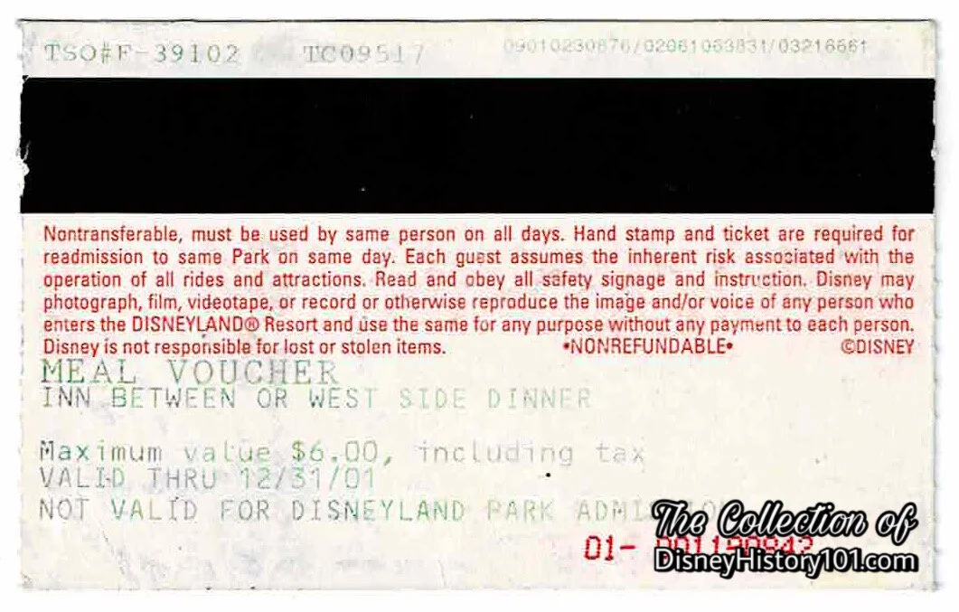 Inn Between Meal Voucher (an “Eat Ticket” of sorts).