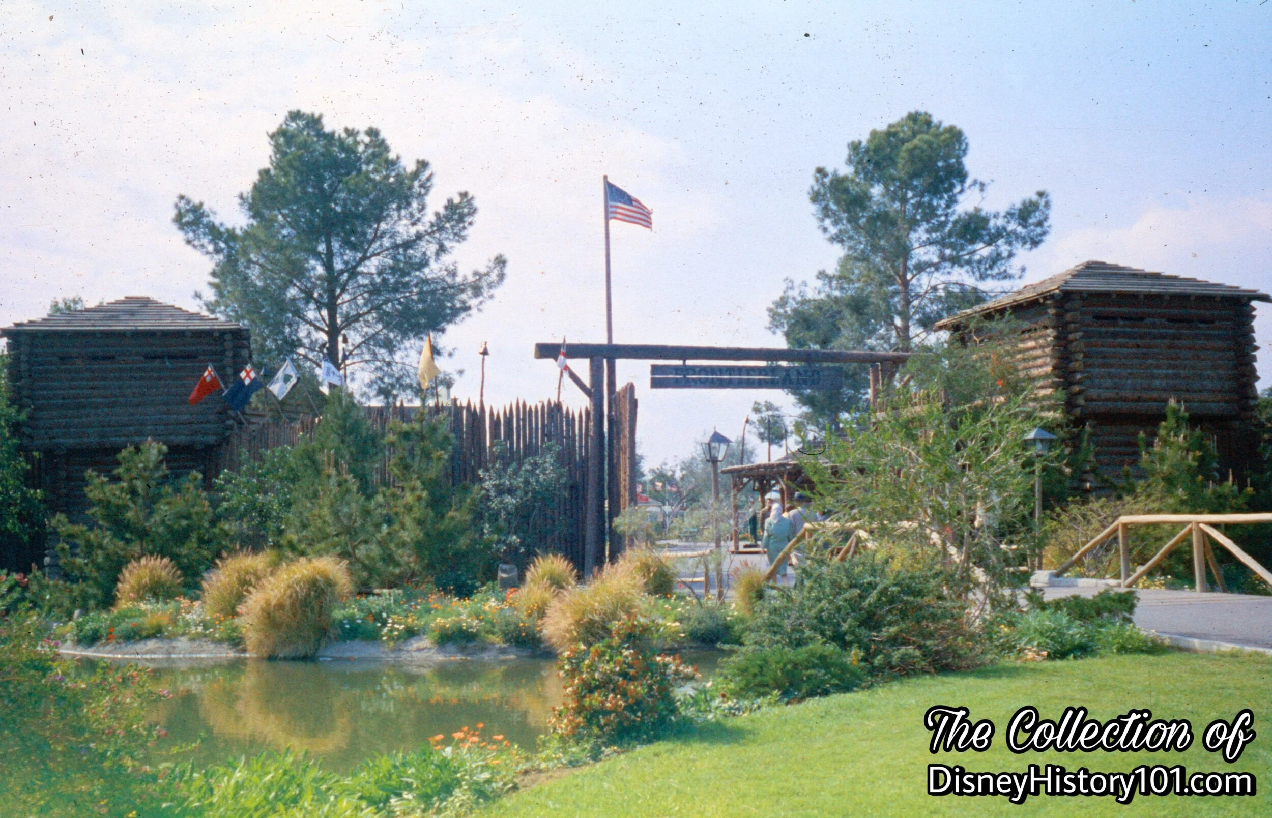 Frontierland Stockade from the Central Plaza Hub