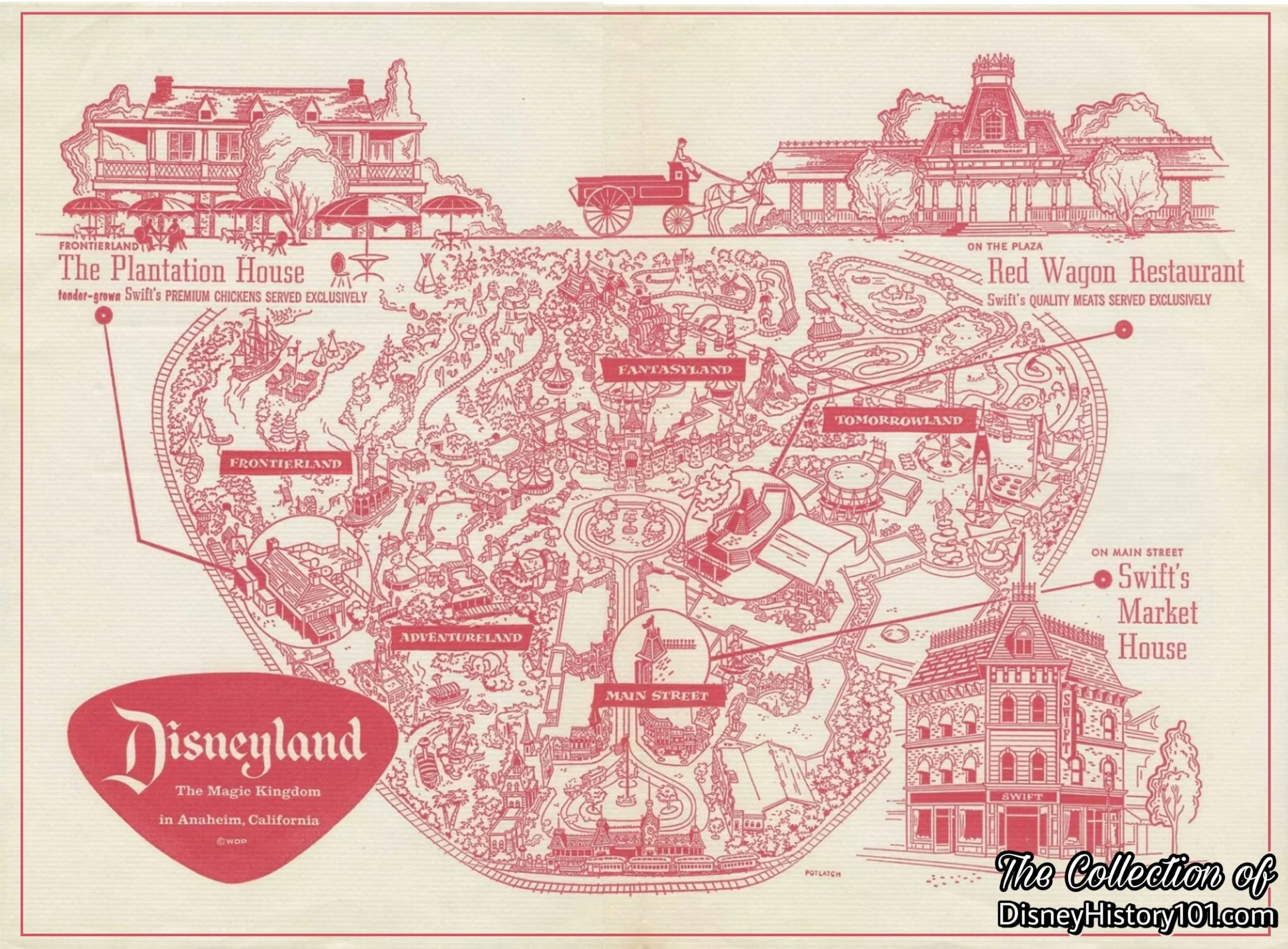 Swift's Placemat Featuring Swift's Market House