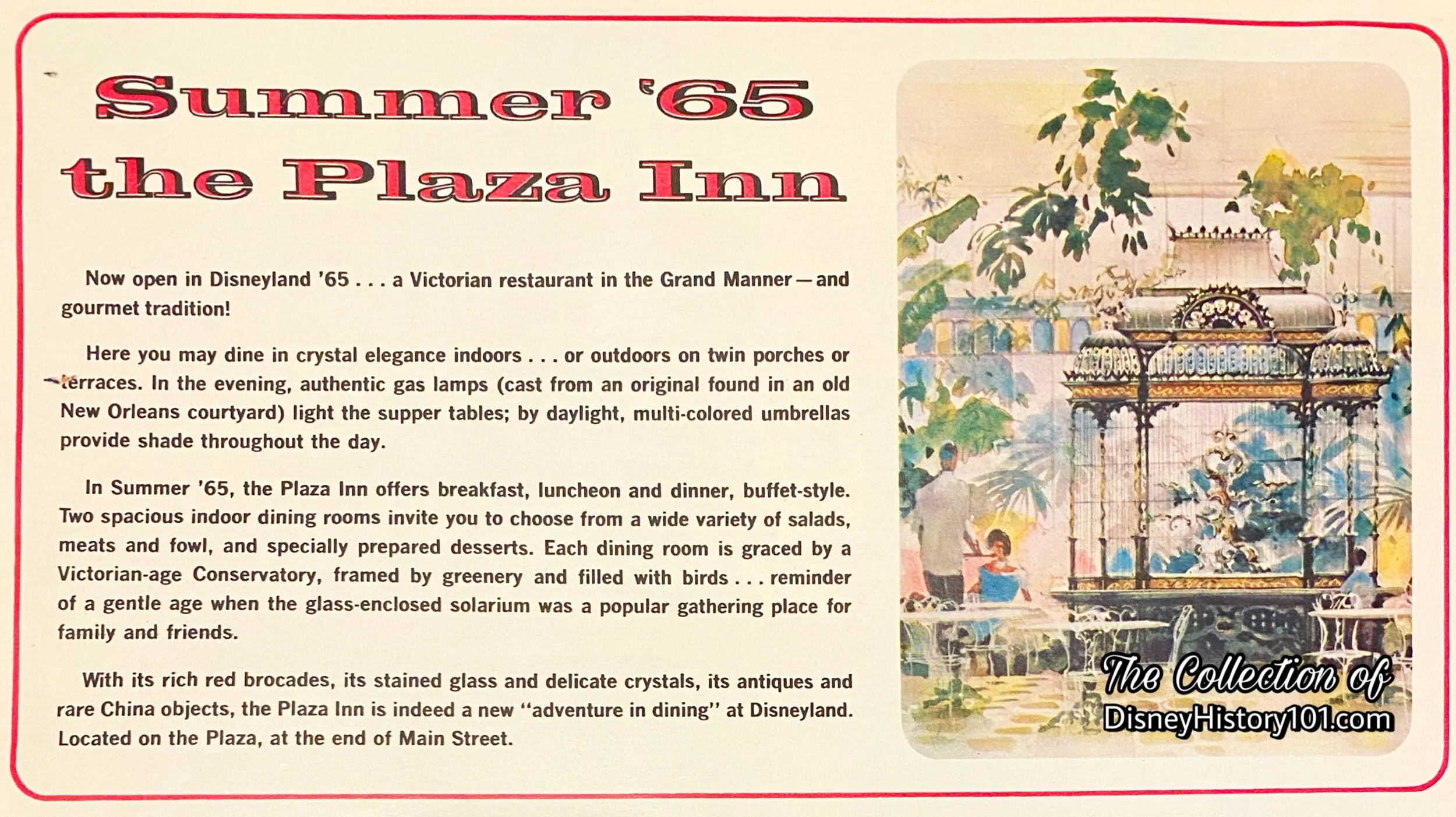 "Disneyland ‘65" Excerpt - Many such advertisements were published in magazines like Vacationland 