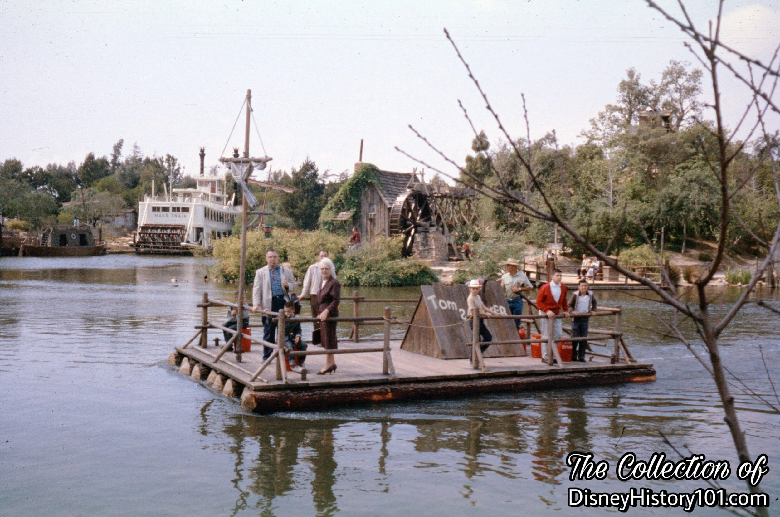 Raft to Tom Sawyer Island