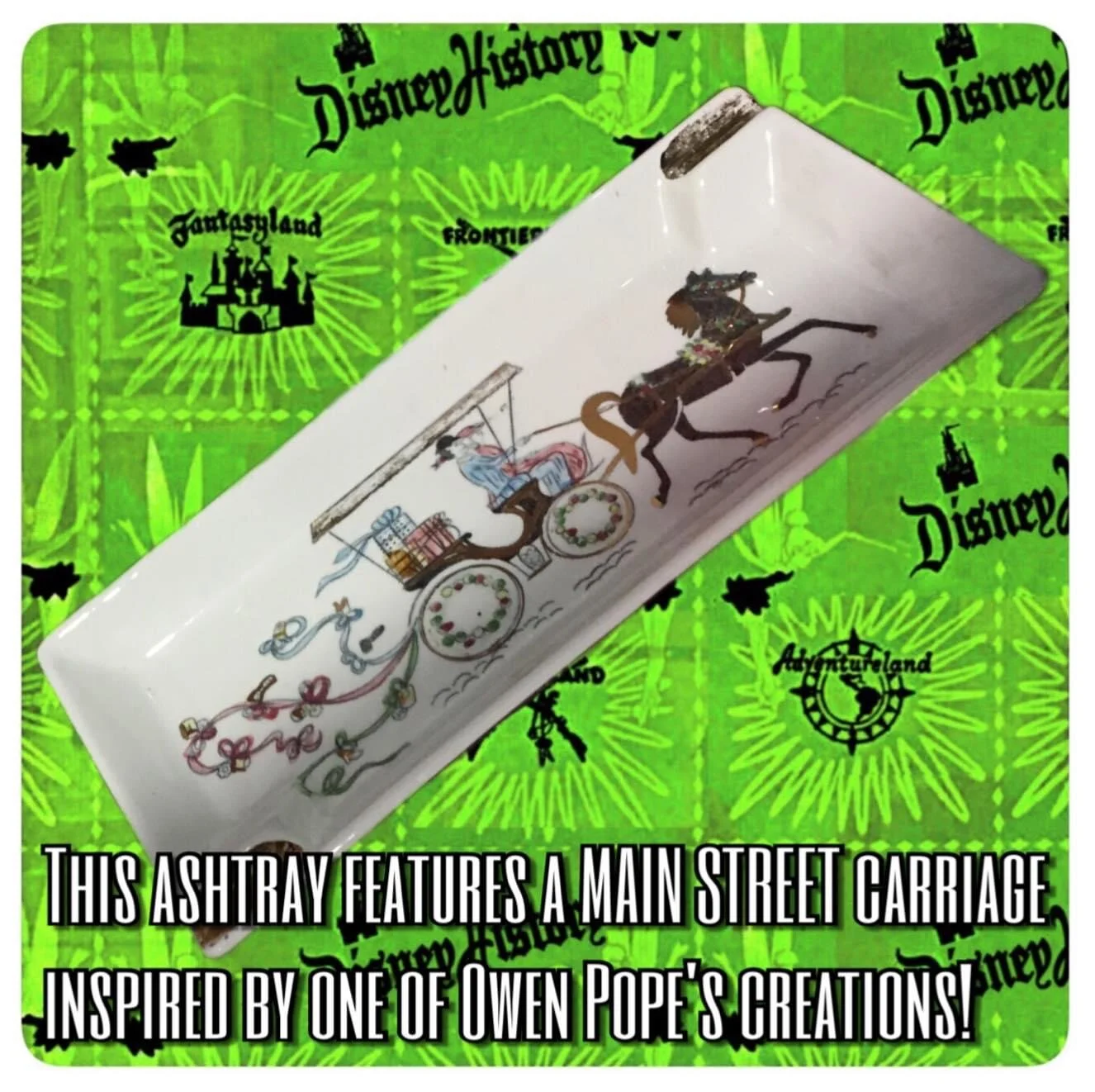  Owen Pope helped design and build a number of carriages seen both in Frontierland as well as on Main Street! As the Stagecoaches and Fringe-topped Surreys were quite popular with Guests, it isn't any wonder that carriages became a featured theme of 
