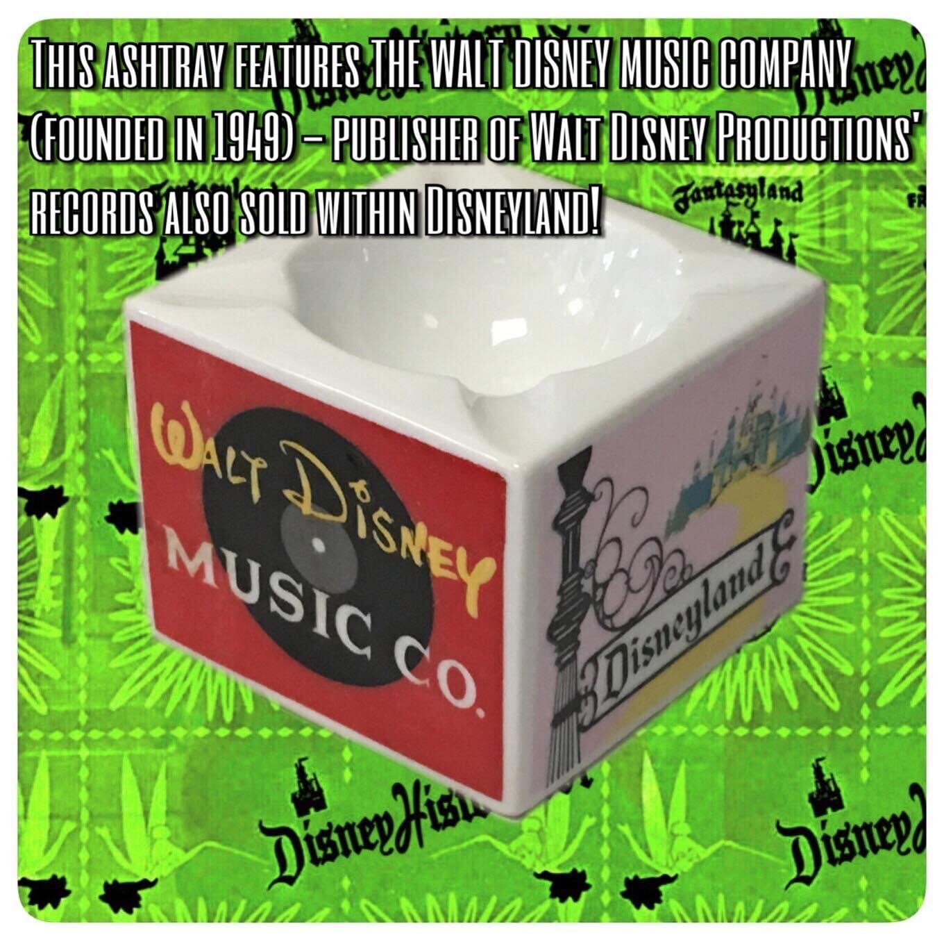  This souvenir would remind guests that WALT DISNEY MUSIC COMPANY tunes could be heard and sold inside the park! 