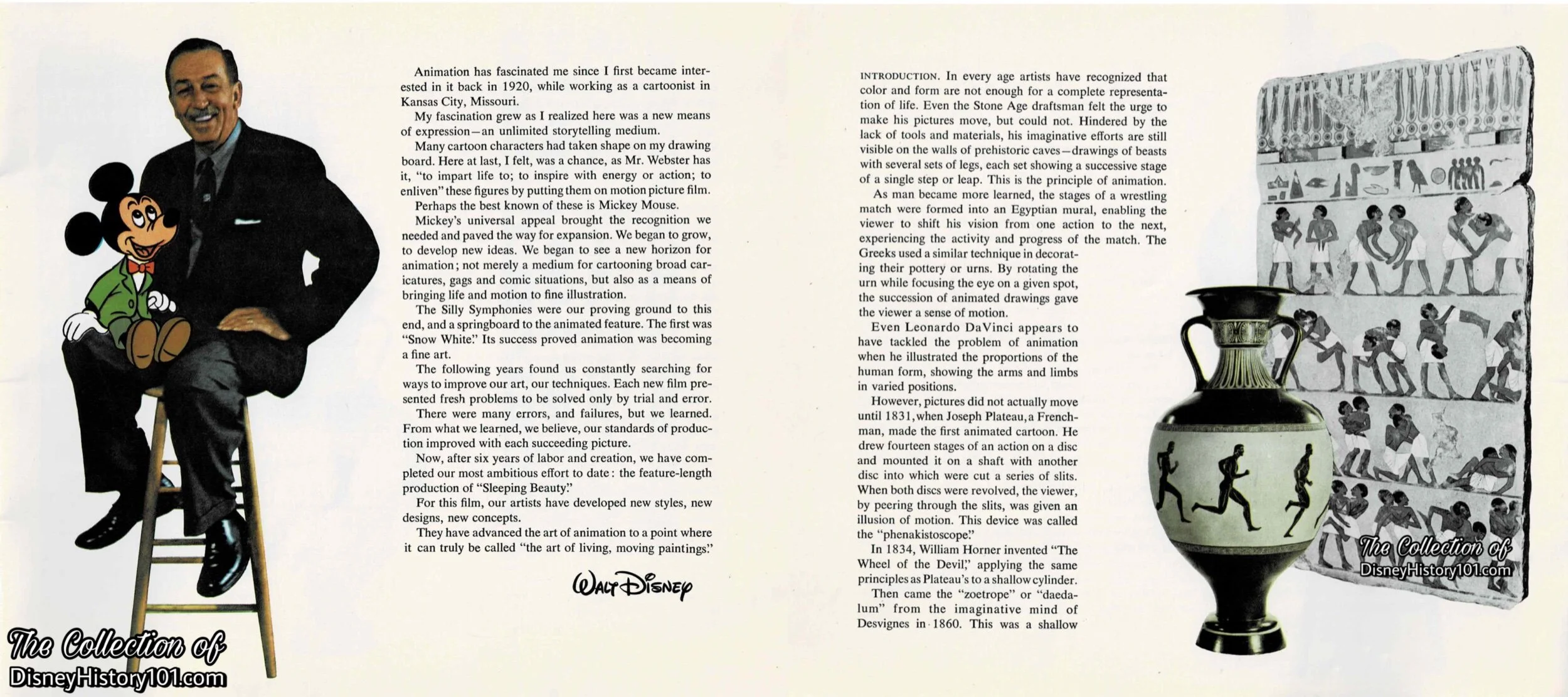 The Art of Animation Souvenir Book, (1958)