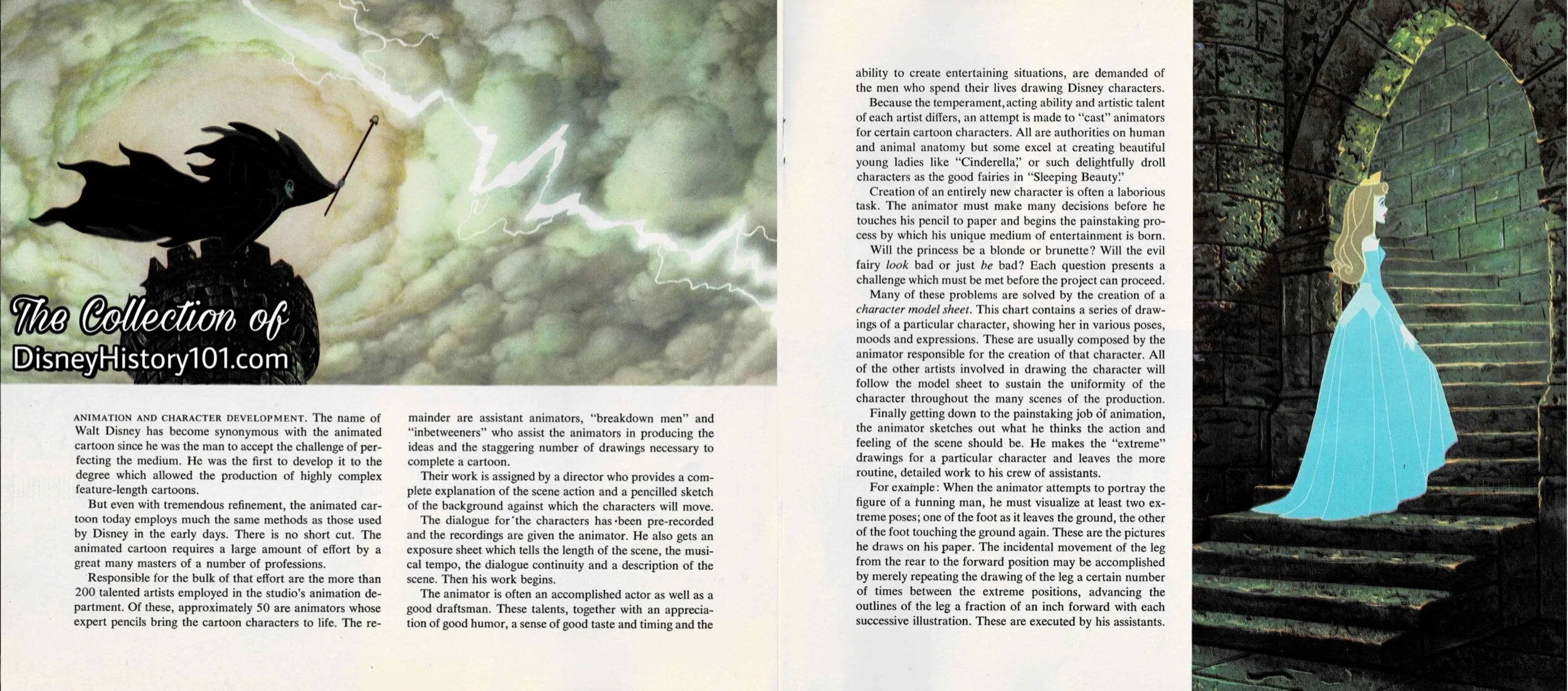 The Art of Animation Souvenir Book, (1958)