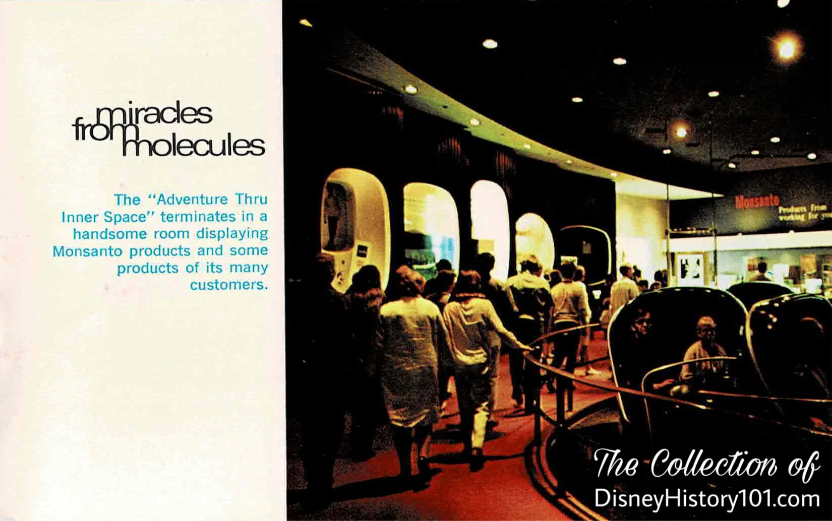 Rainbow of Products In “Adventure Thru Inner Space” Souvenir