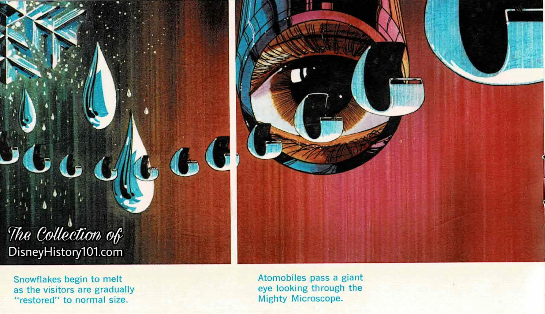 Adventure Thru Inner Space Souvenir Post Card Book