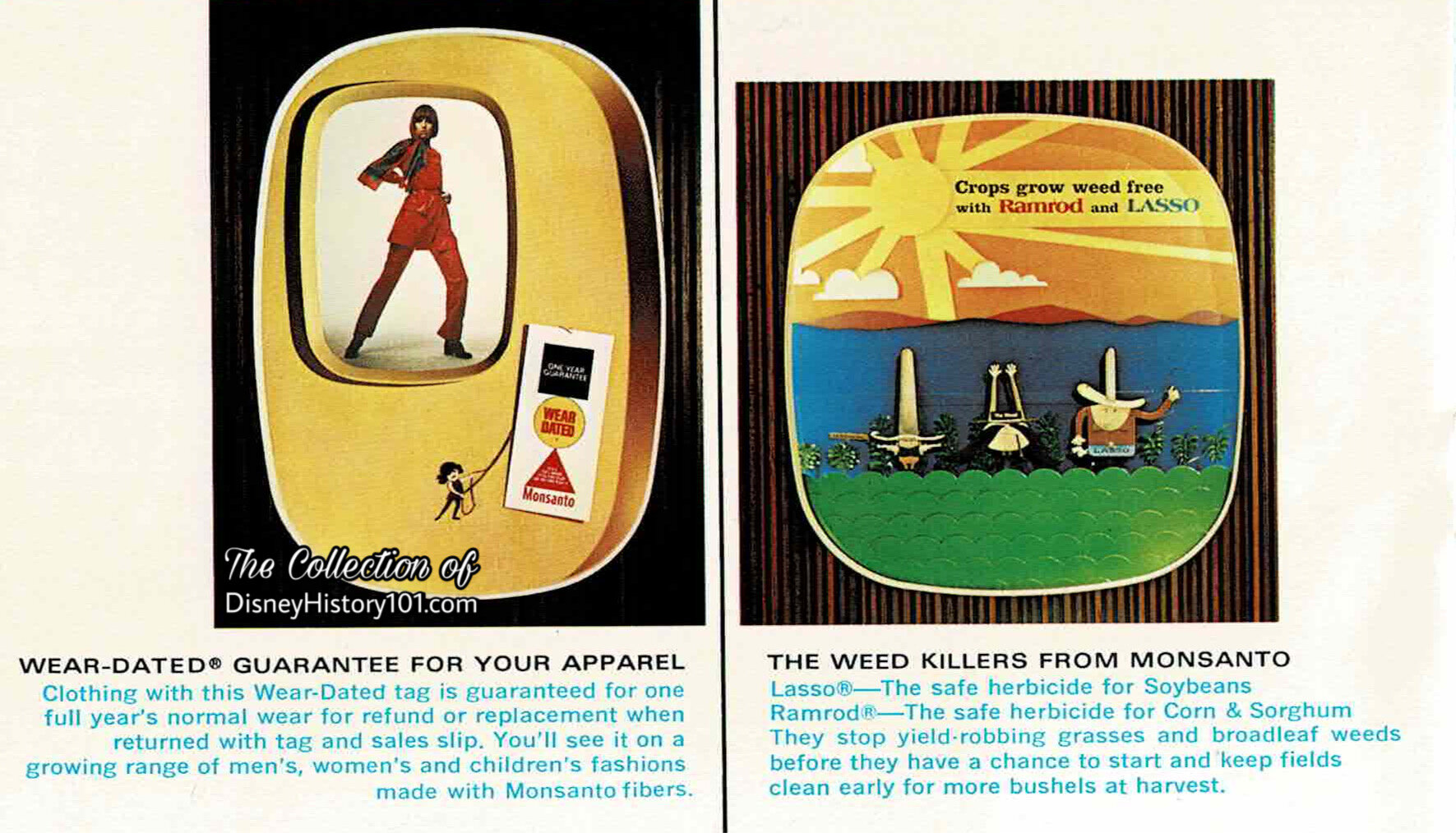 Rainbow of Products In “Adventure Thru Inner Space” Souvenir