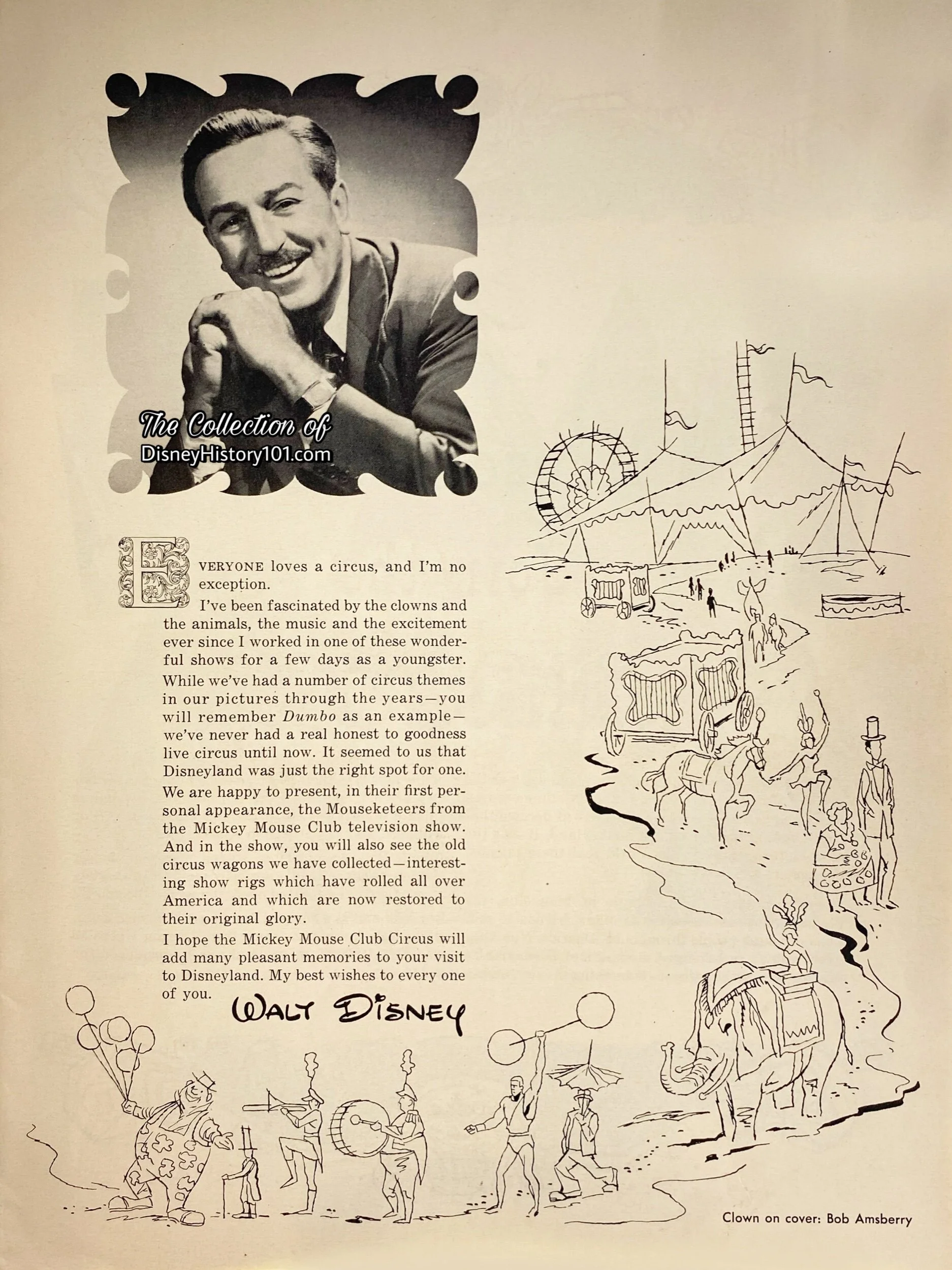 “Souvenir of Mickey Mouse Club” Excerpt, (December of 1955)