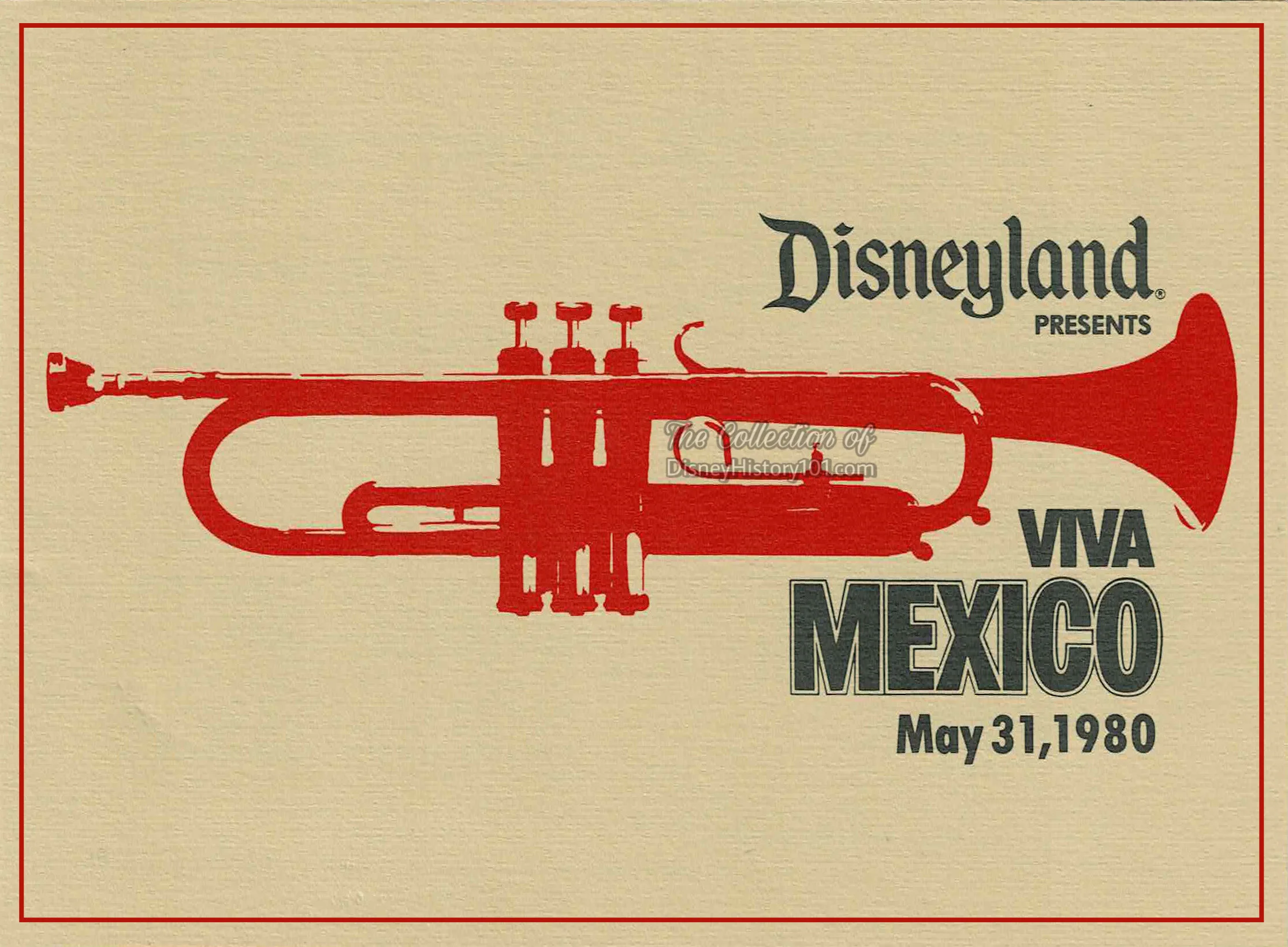 Viva Mexico Souvenir Guide Cover (for May 31, 1980)