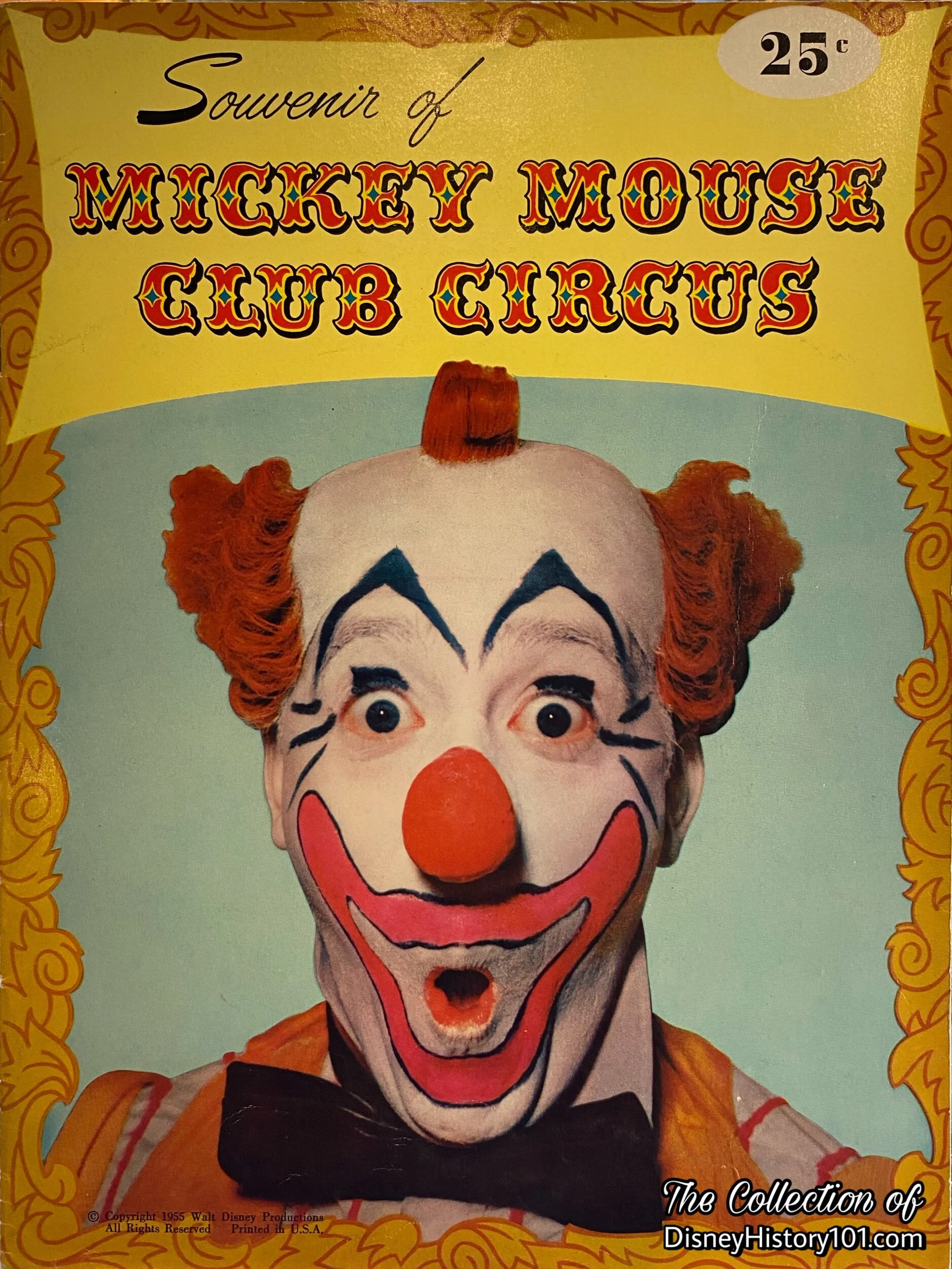 “Souvenir of Mickey Mouse Club” Cover Featuring Bob Amsberry, (December of 1955)