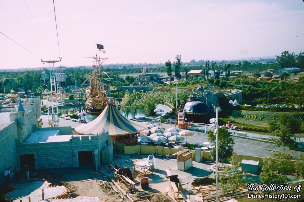 Alice in Wonderland Construction and perimeter, May, 1958.