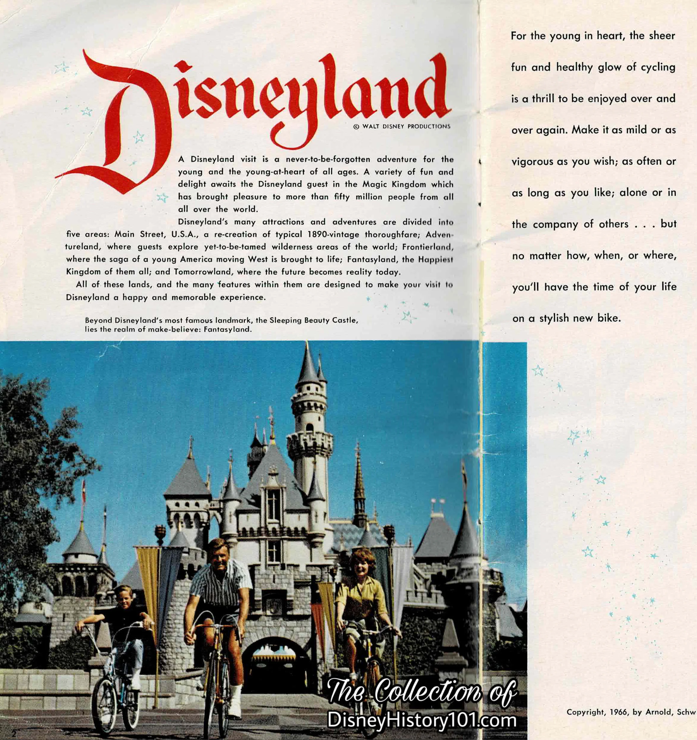 “Schwinn Takes A Trip To Disneyland” Catalogue, (1966)