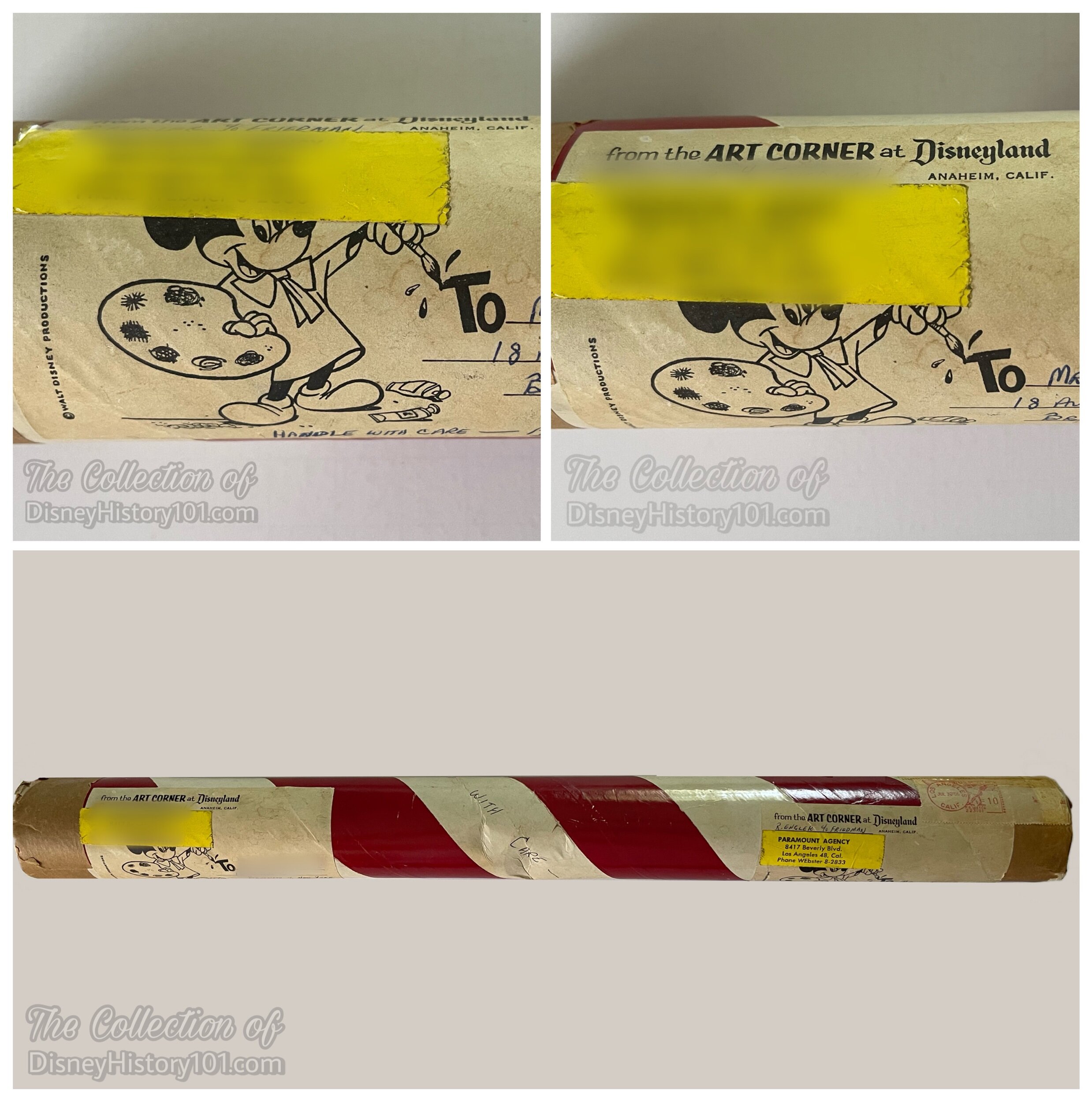 Art Corner Mailing Tube, (c. 1956)