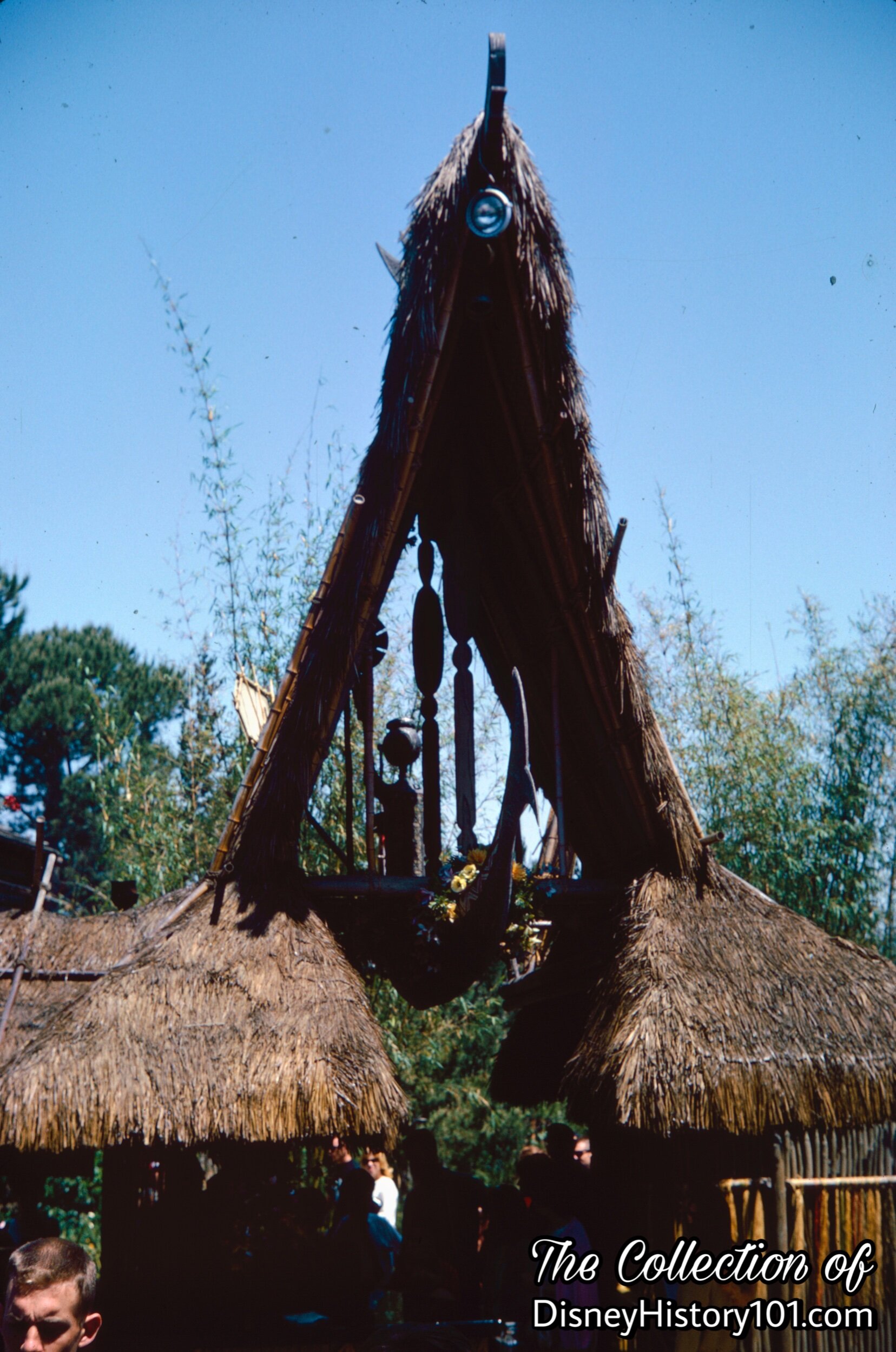 Walt Disney's Enchanted Tiki Room "A" Frame Entrance Backside.