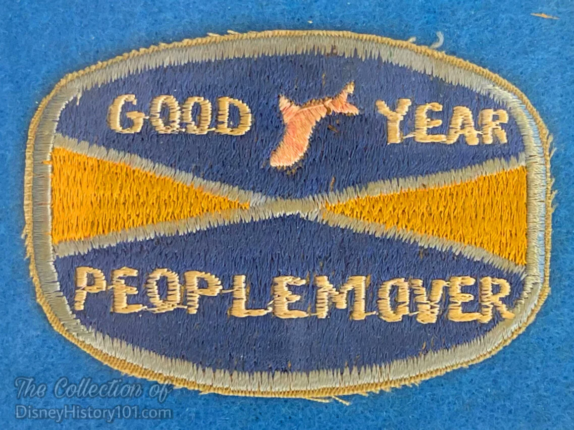 Disneyland Goodyear PeopleMover Patch ; Jeff Von Molt Collection, on Display at Walt Disney's Carolwood Barn