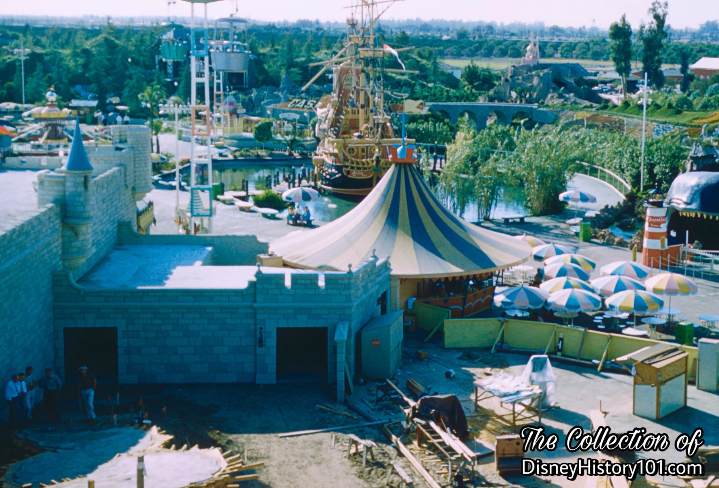 Alice in Wonderland Construction and perimeter, May, 1958.
