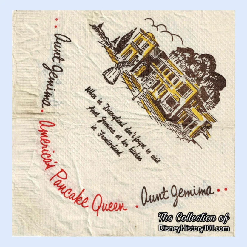Aunt Jemima’s Disneyland Paper Napkin