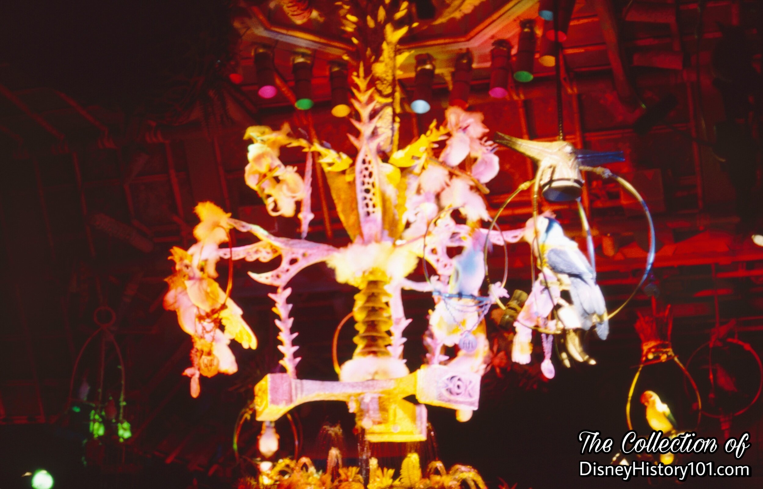 The Breathtaking Birdmobile inside Walt Disney’s Enchanted Tiki Room