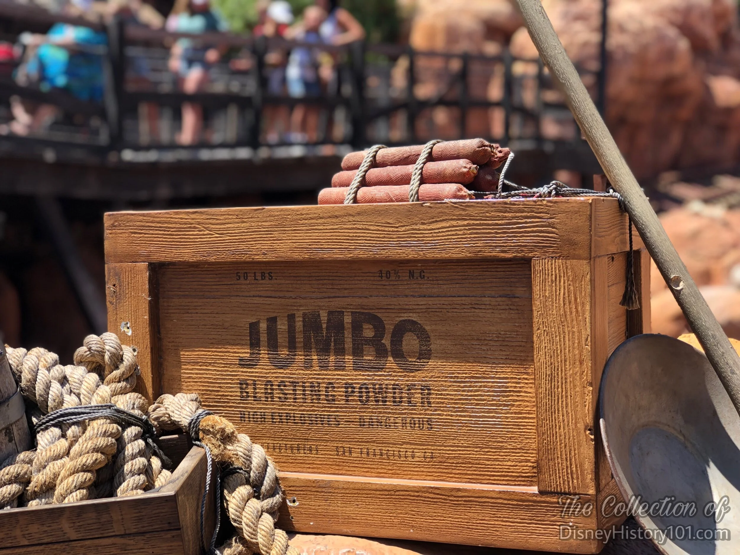 Big Thunder Mountain Railroad queue area, The Present.