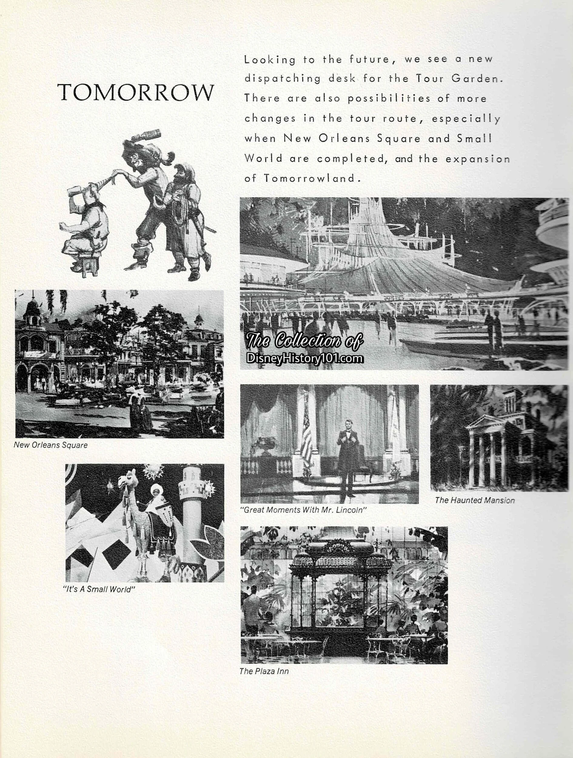 "A World of Smiles - Dedicated to the Summer Tour Guides 1965" Excerpt Prepared Guides for Potential Future Attractions and Guided Tour "Stops"
