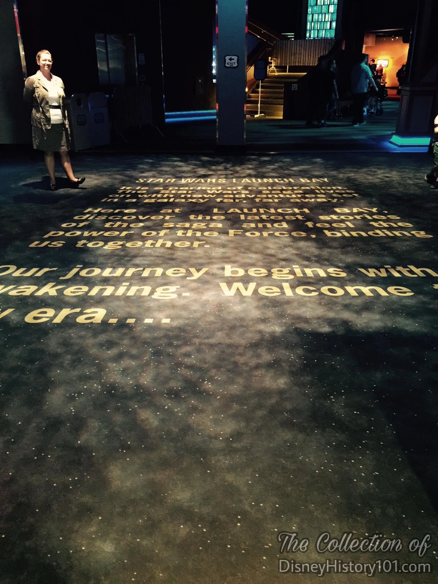 "Star Wars Launch Bay" Projected Floor Crawl (2015)