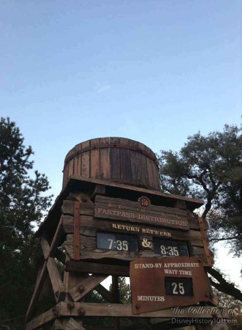 Big Thunder Mountain Railroad Fastpass Distribution 