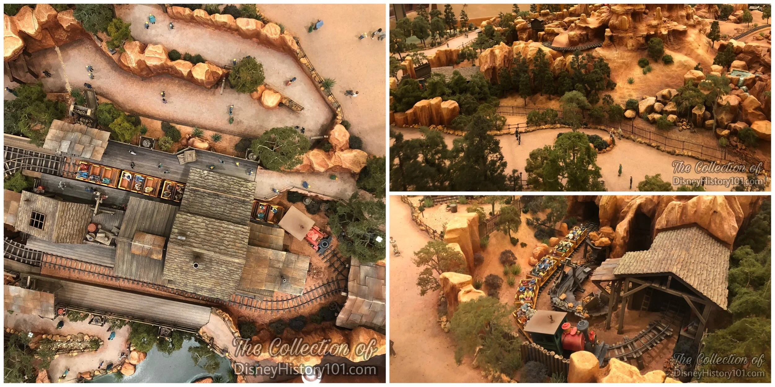 Big Thunder Mountain Railroad (1/4" = 1') Architectural Model, at the Disneyland Hotel Frontier Tower