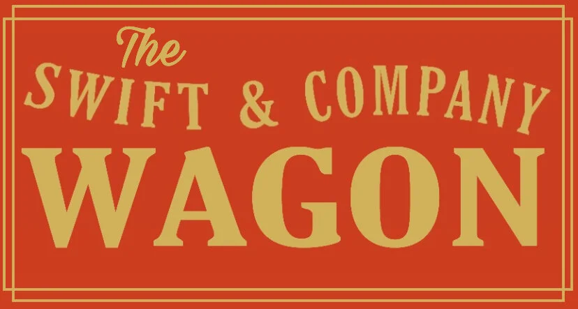  Outside, guests could step aboard the  Swift &amp; Company Wagon  for a photo opportunity. This free exhibit was similar in fashion to the  Carnation Farms Milk Truck , the  Bekins Wagon , and the  Global Van Lines Truck . The  Swift Wagon  was a  “