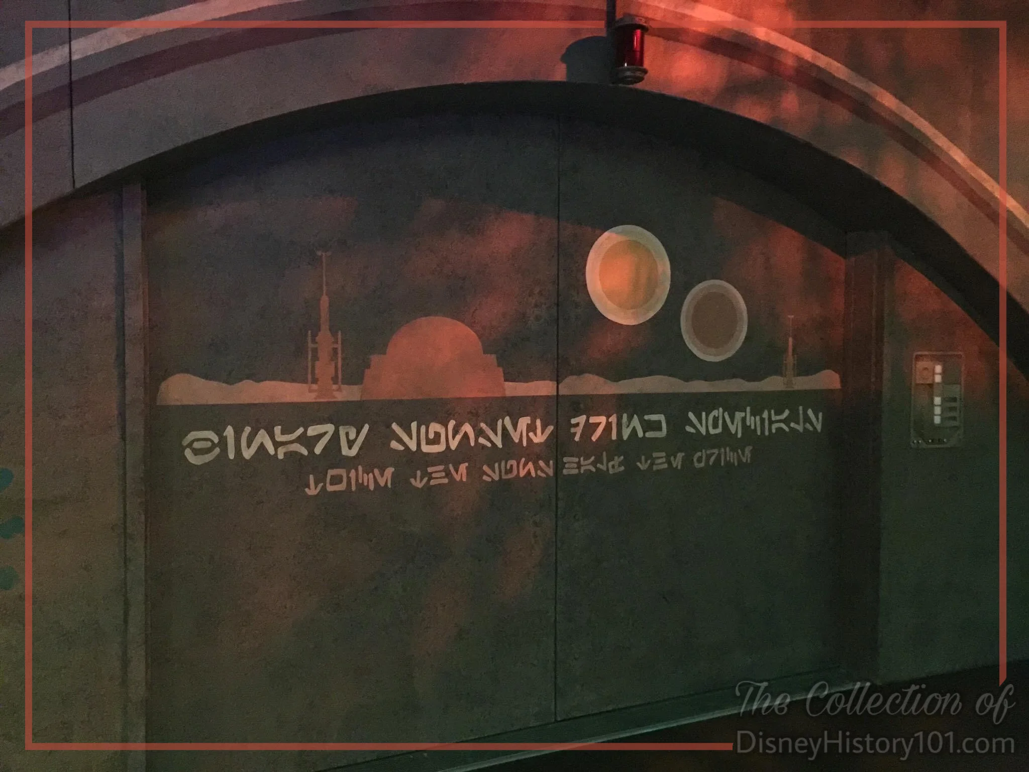 Star Wars Launch Bay Aurebesh-Language Exhibit