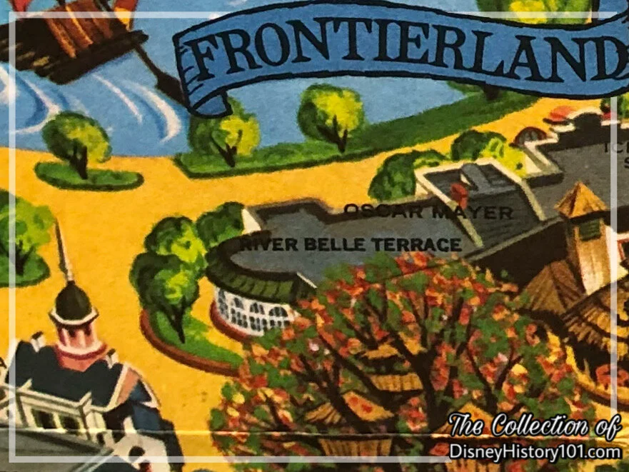 “Walt Disney’s Guide to Disneyland” Map Excerpt, c. 1968 - 1972