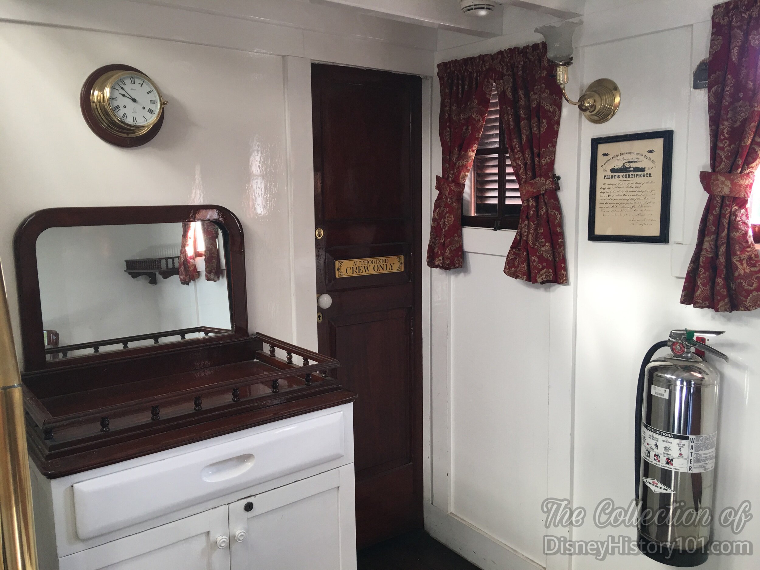 Captain’s Quarters (Cabin) on the Texas Deck.