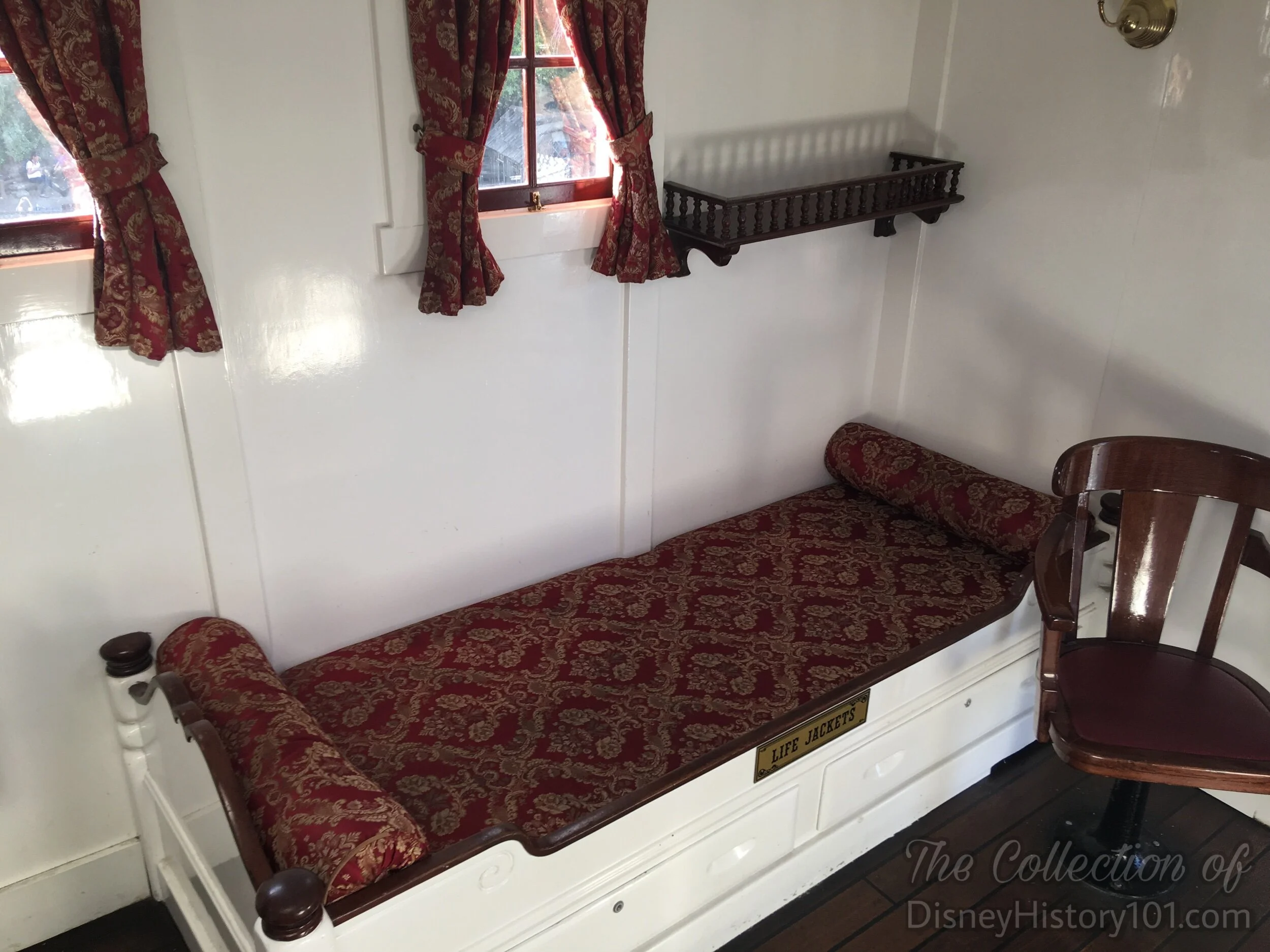 Captain’s Quarters (Cabin) on the Texas Deck.