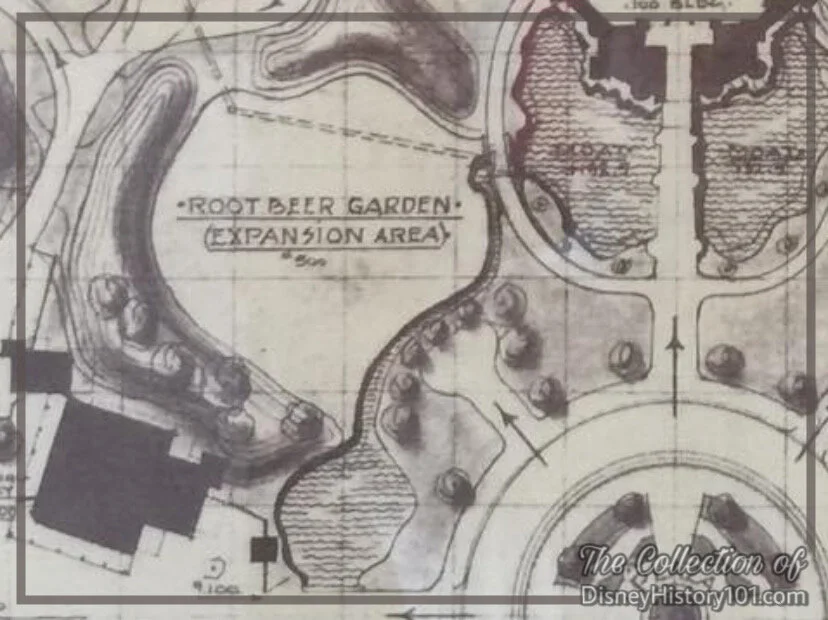 Excerpt of “Plot Plan of Disneyland,” by Marvin Aubrey Davis, (February 14th, 1955)