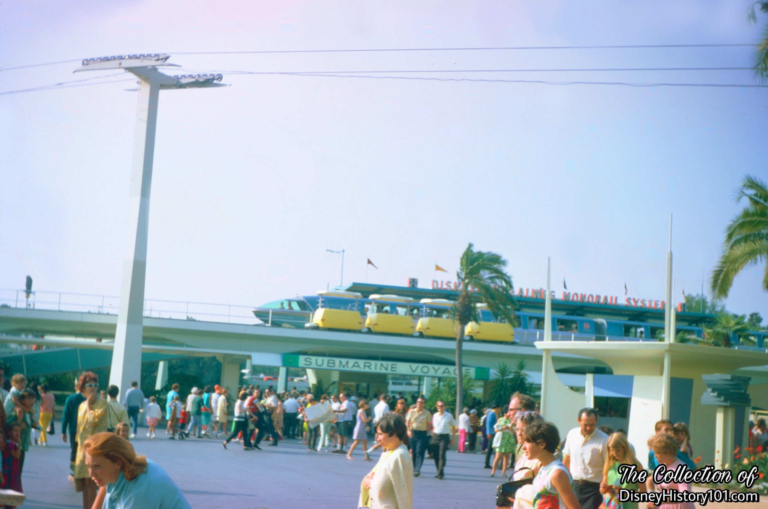 REENTERING THE PARK AND TOMORROWLAND SEGMENT - Monorail Mark II Blue
