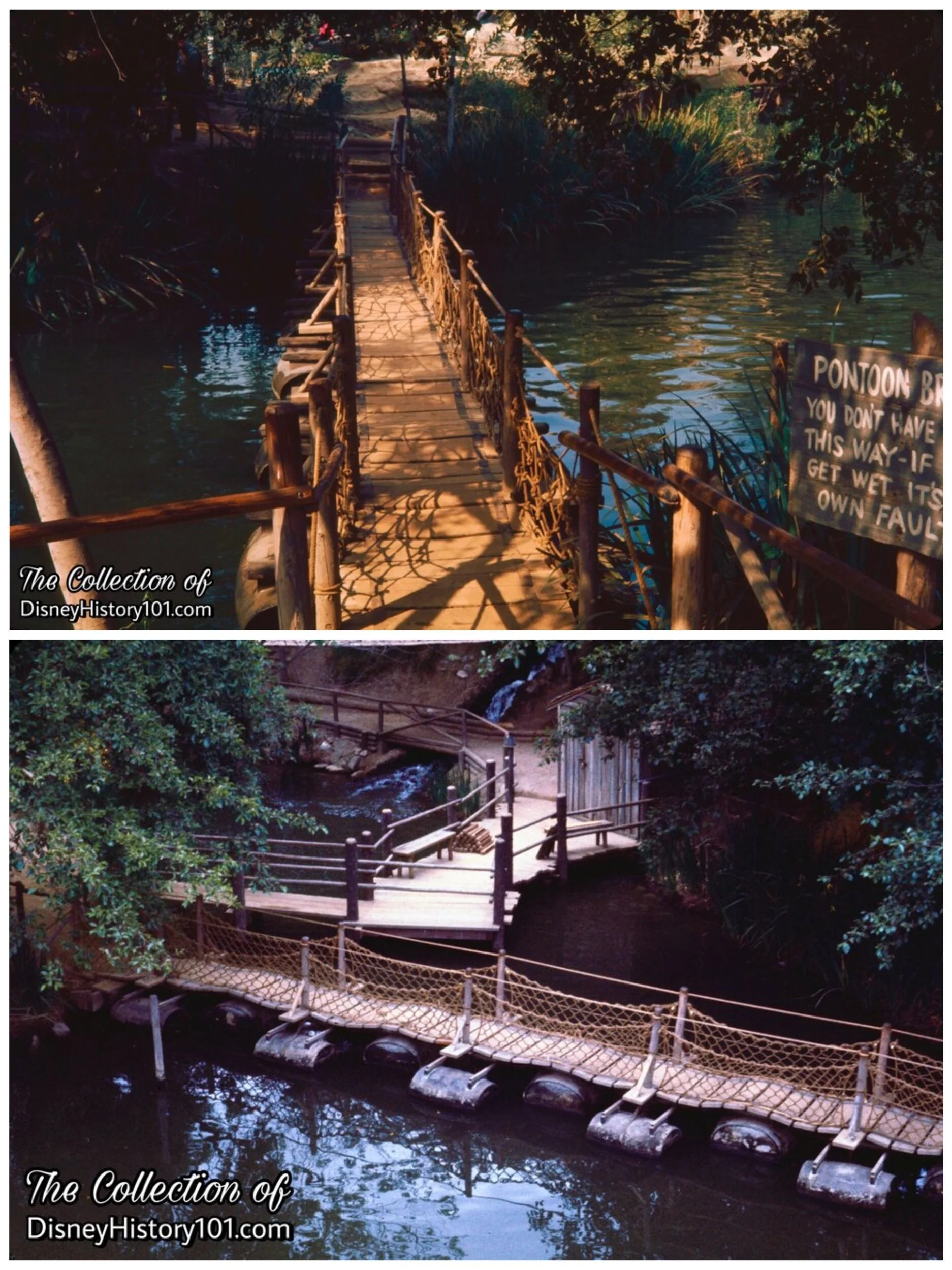 Top :  Pontoon Bridge, (October, 1968)