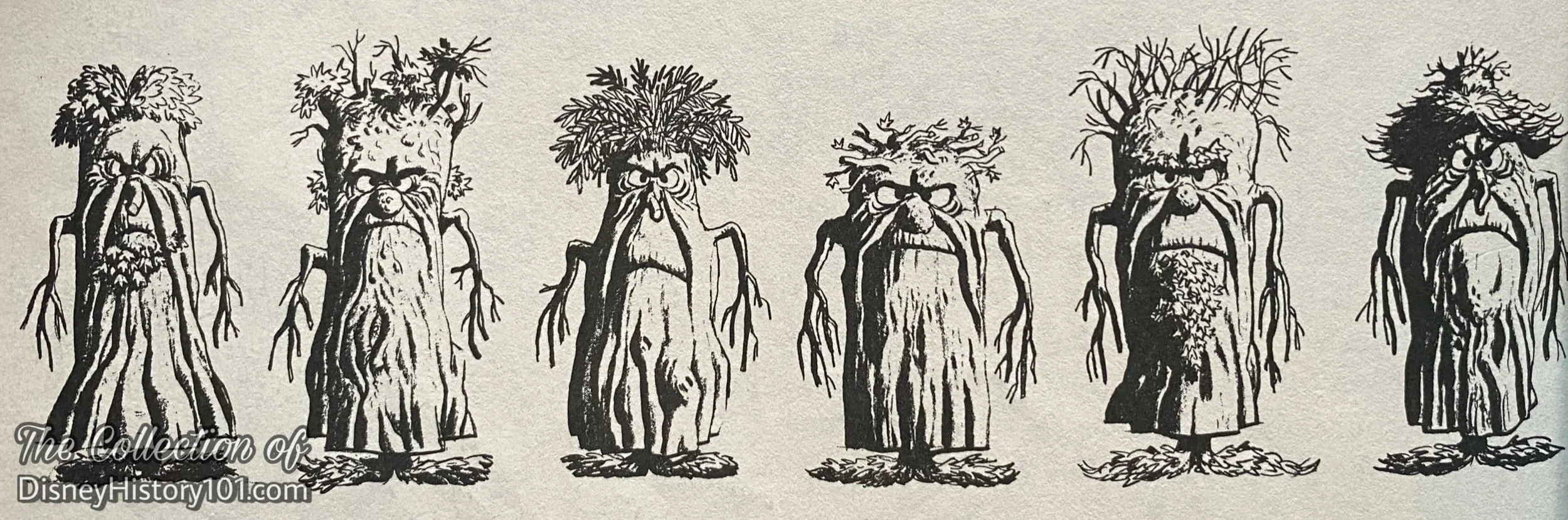 The Forest of No Return in Walt Disney’s Fantasyland Excerpt, Golden Press and Western Publishing Company ; ©️1965 Walt Disney Productions