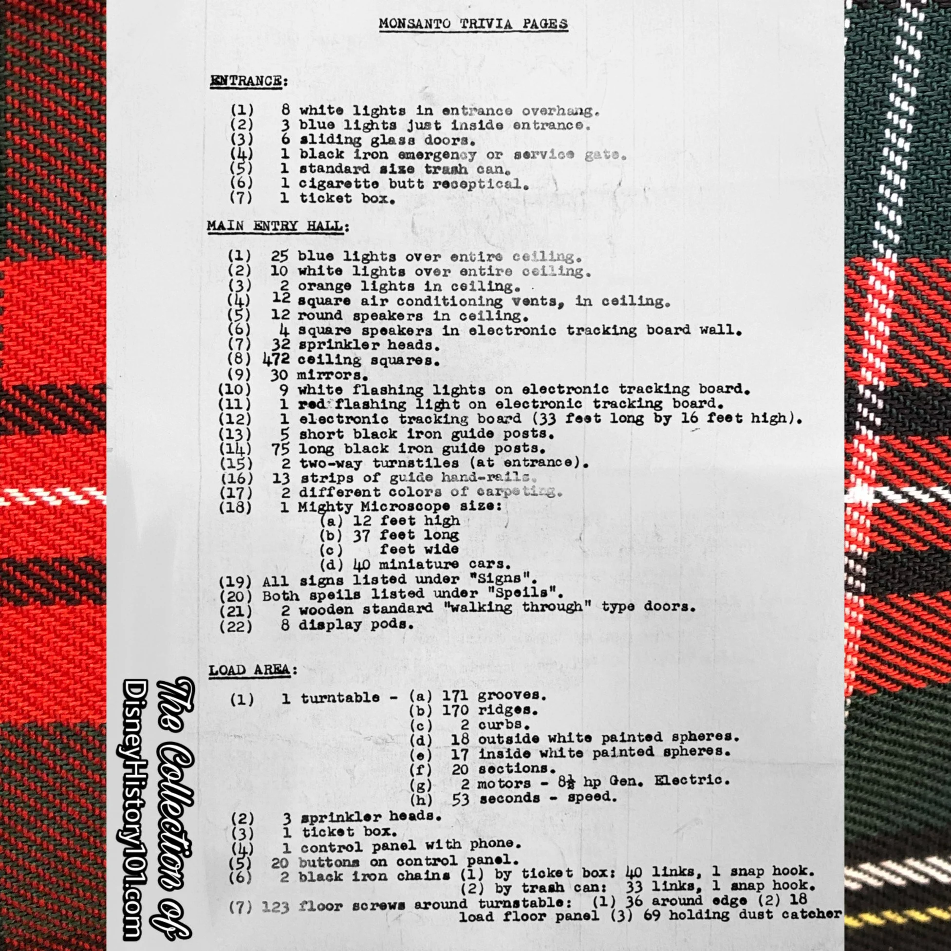 Monsanto Trivia Pages 