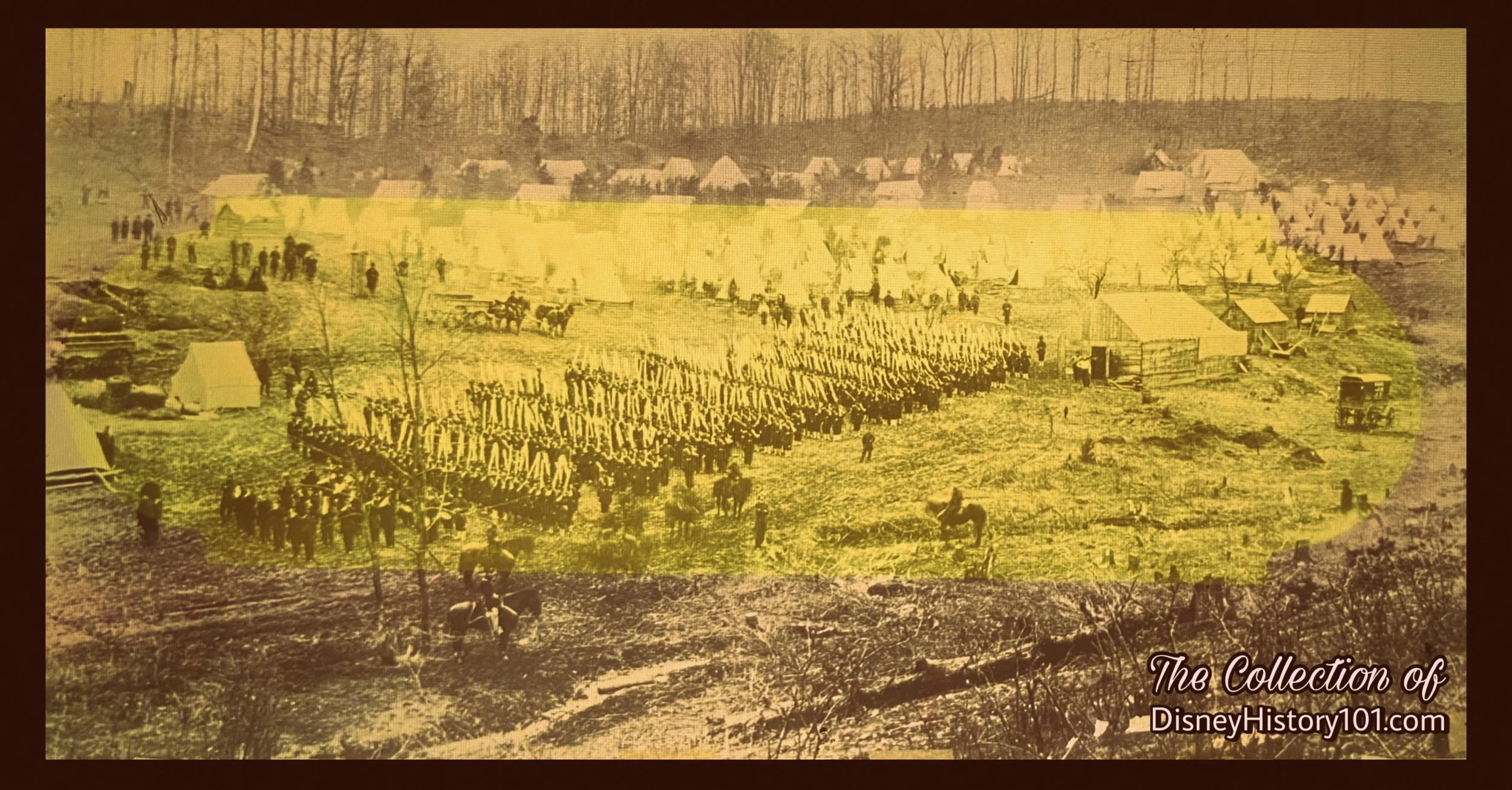   “The fife and drum began to play, all on a beautiful morning.”  