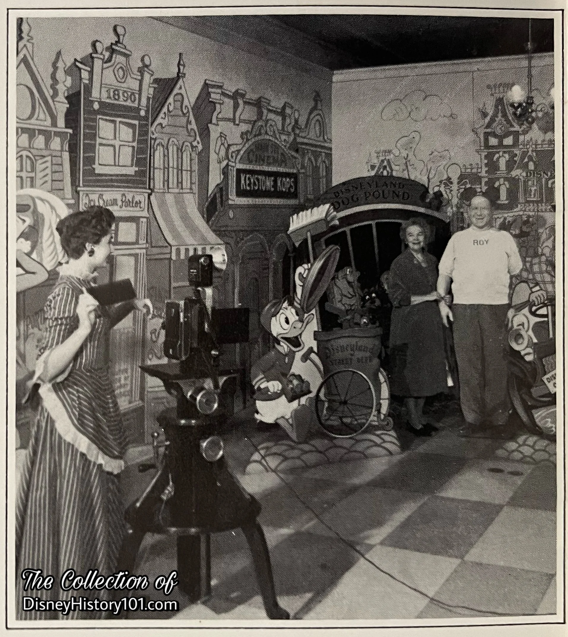 Roy Williams "Stands In" for a Guest’s Fun Photo in this excerpt from “The Disneyland Story,” ©Walt Disney Productions 1980.