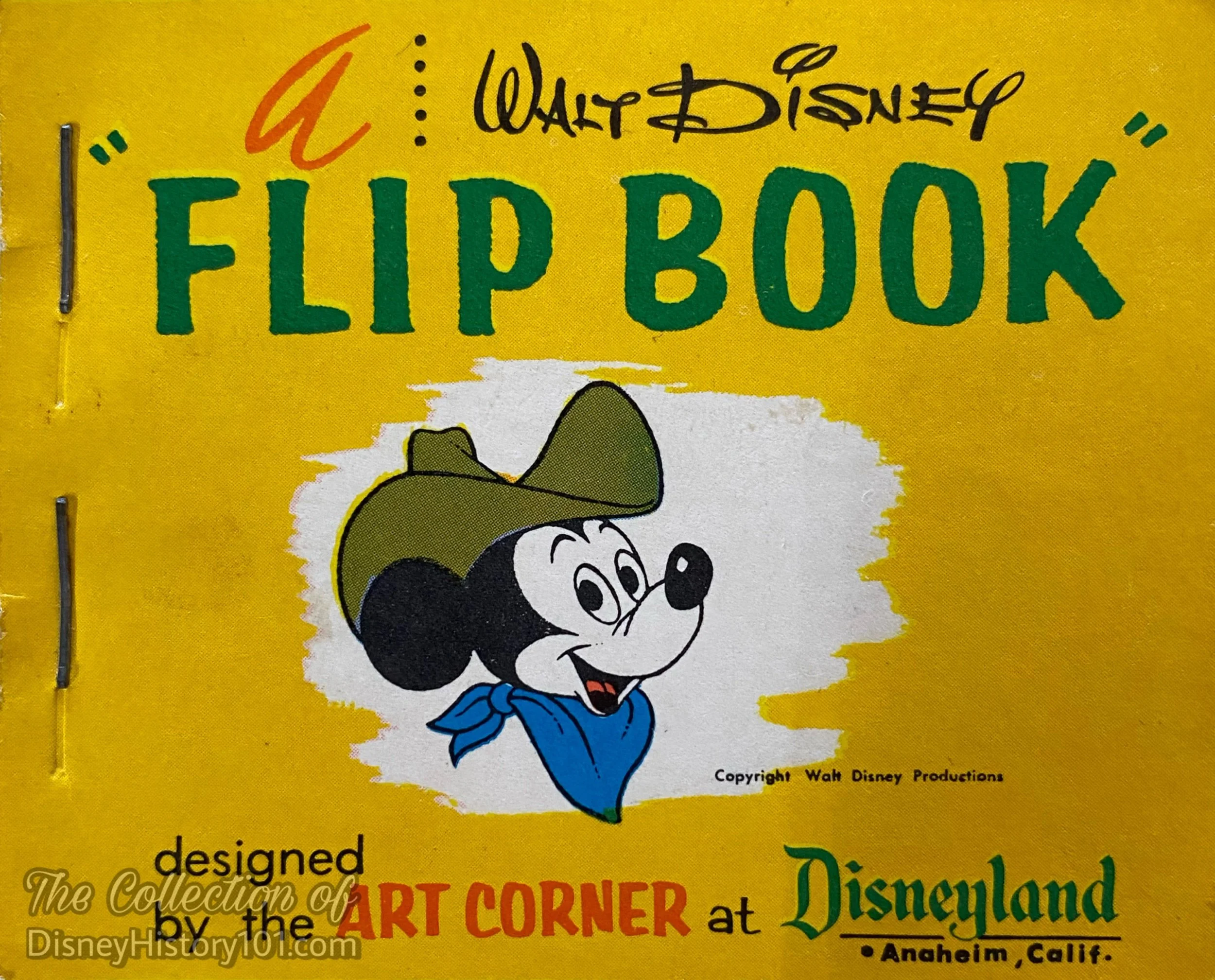"Walt Disney [Disneyland] Flip Books"
