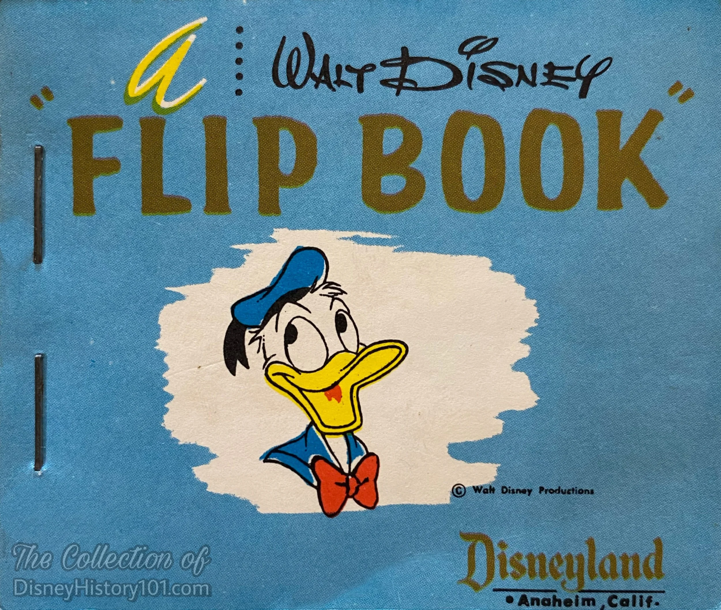 "Walt Disney [Disneyland] Flip Books"