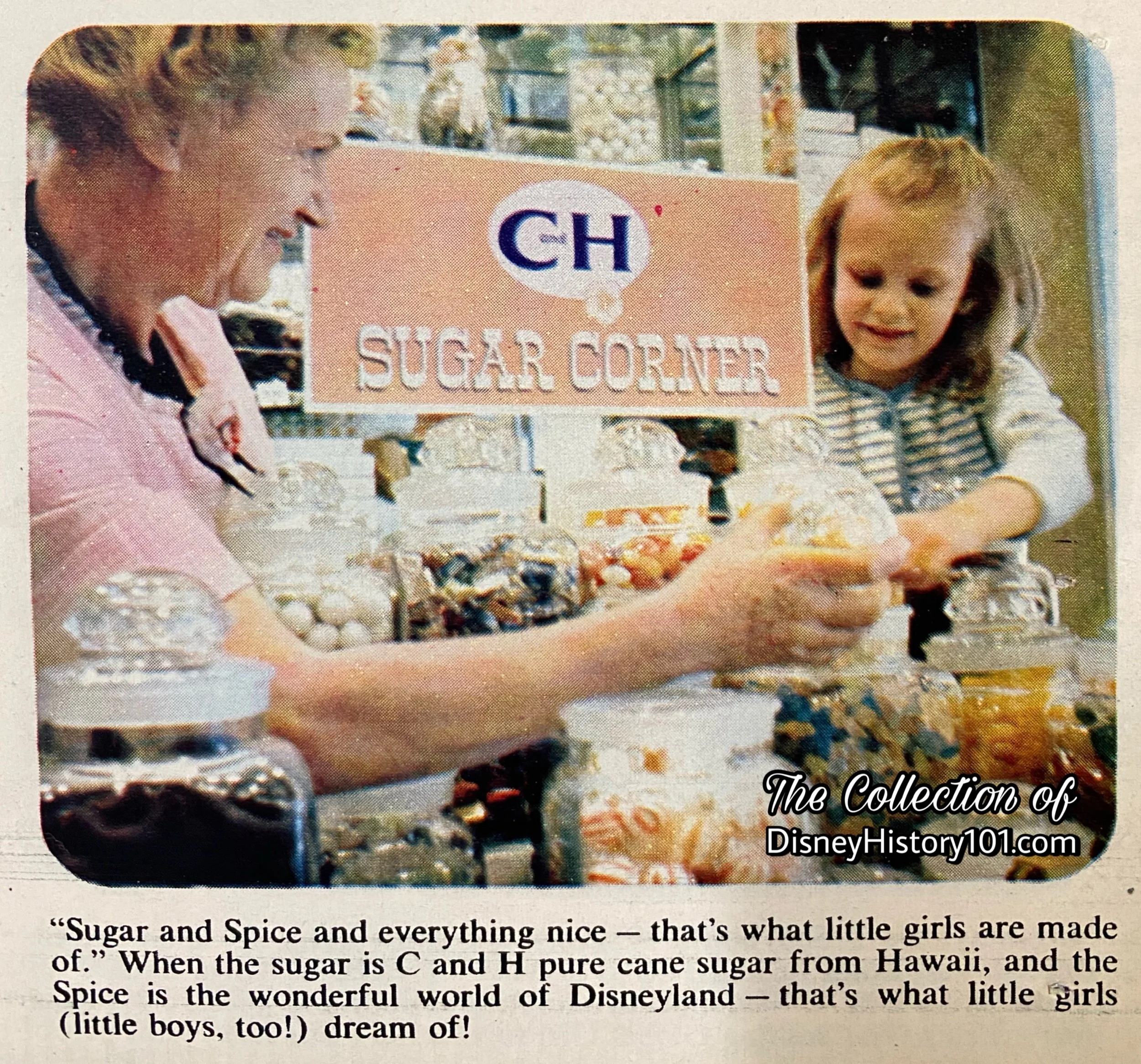 C&H Sugar Corner at “Disneyland ‘65 Tencennial Celebration” Supplement Excerpt.