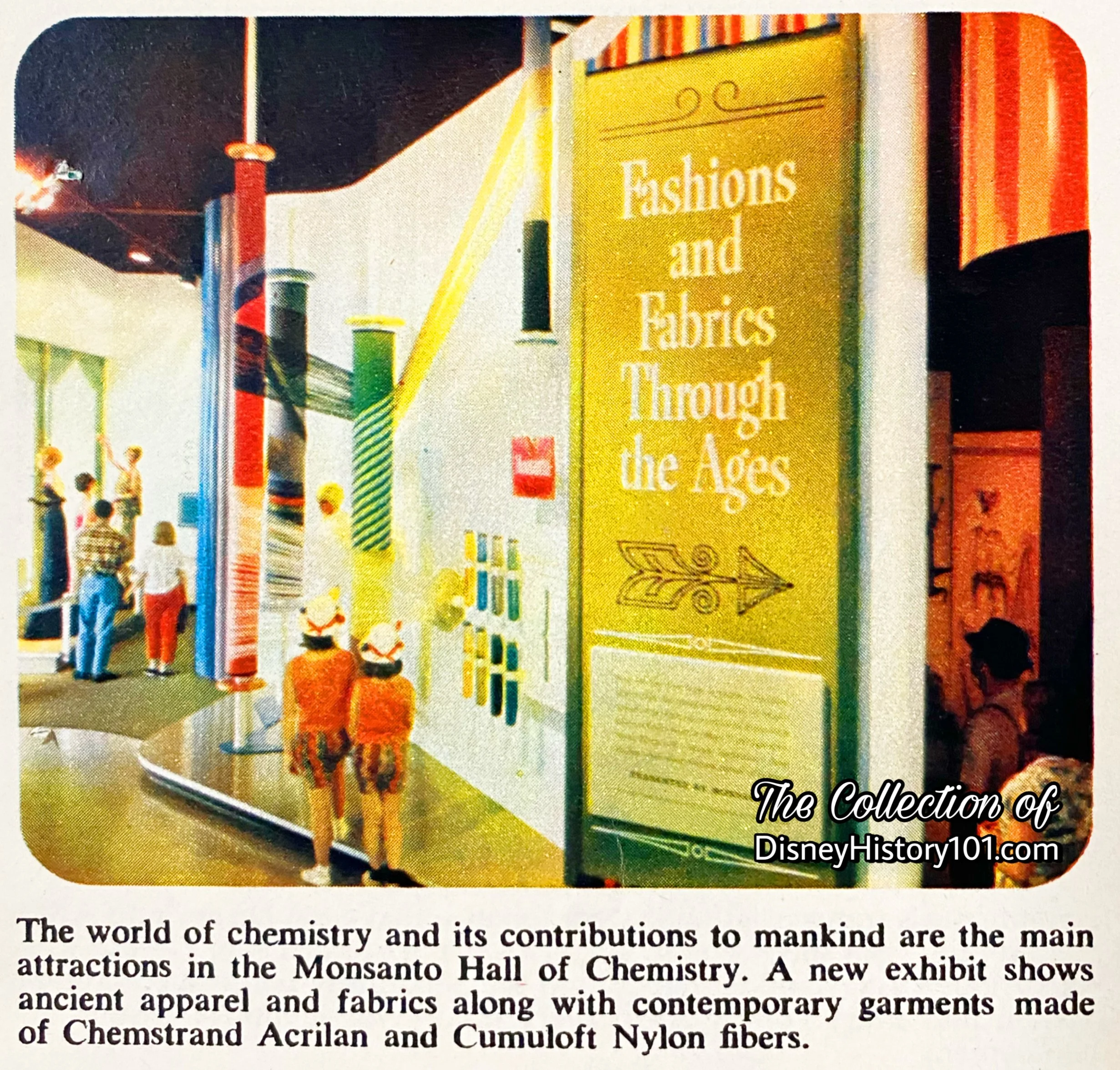 Monsanto Exhibits as seen in “Disneyland ‘65 Tencennial Celebration” Supplement Excerpt.