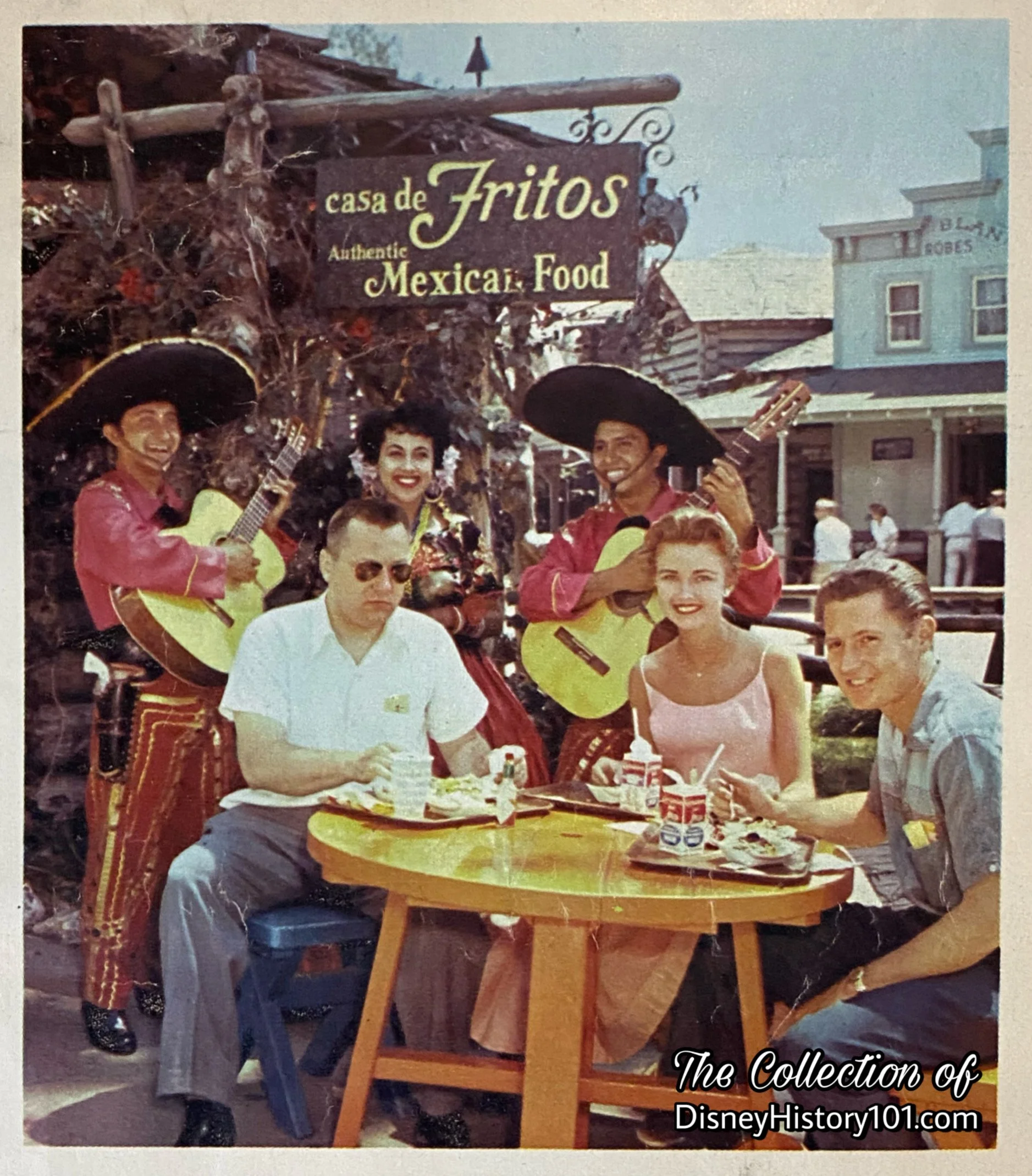 Gonzales Trio at Casa de Fritos as seen in “Disneyland Summer ‘59” Supplement Excerpt.