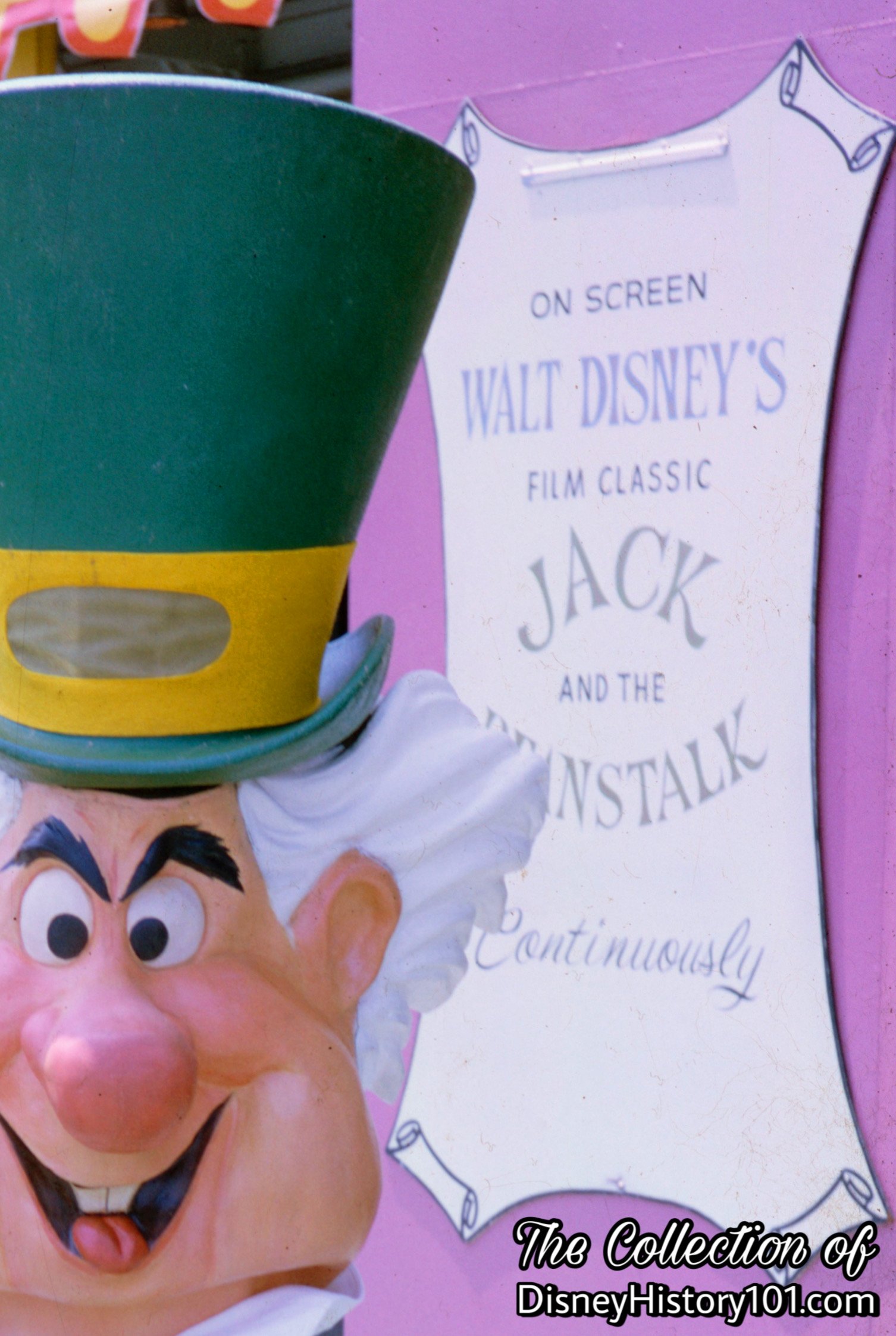 Continuous showings of "Jack and the Beanstalk," (c. July of 1964)